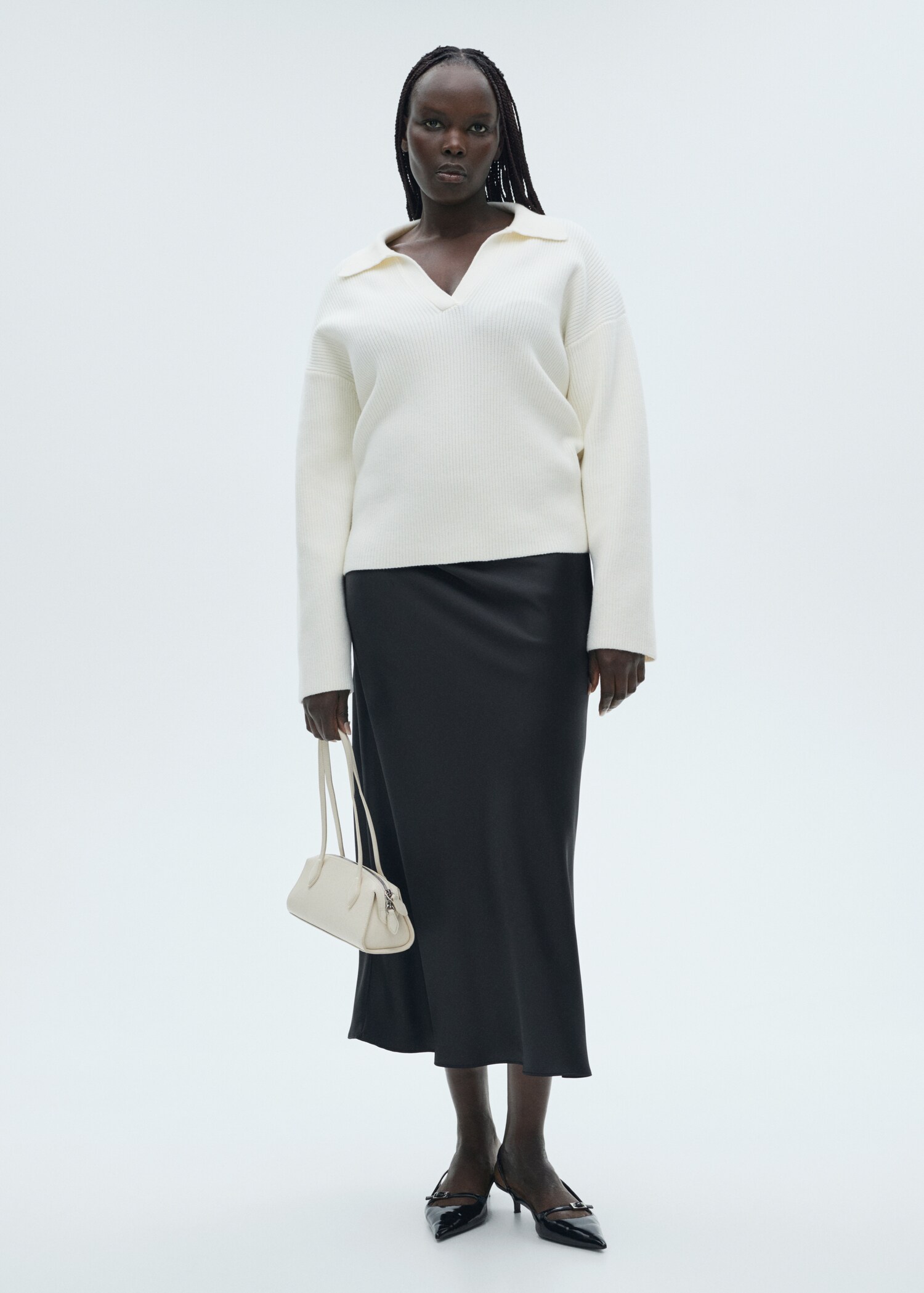 Strickpullover mit Poloshirt-Kragen - Detail des Artikels 3