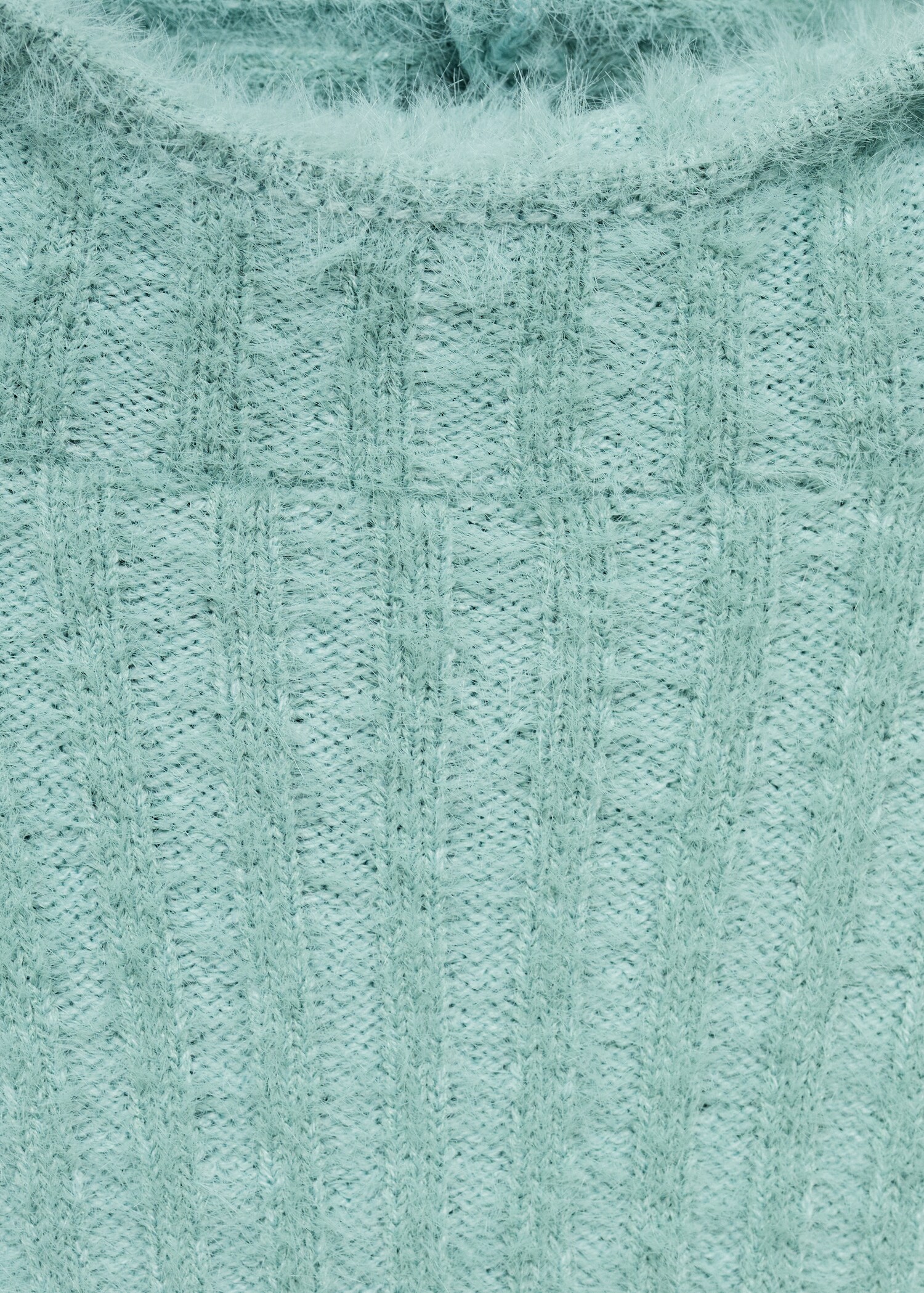 Faux-fur hooded sweater - Details of the article 8