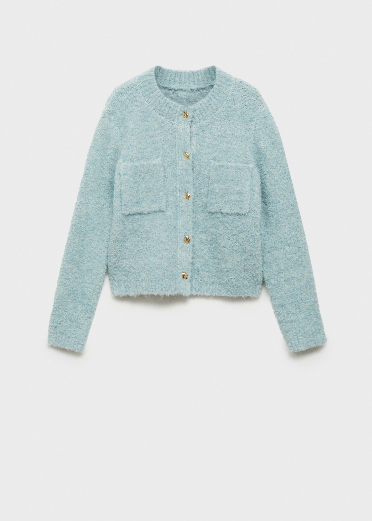 Bouclé jacket with jewel buttons - Article without model