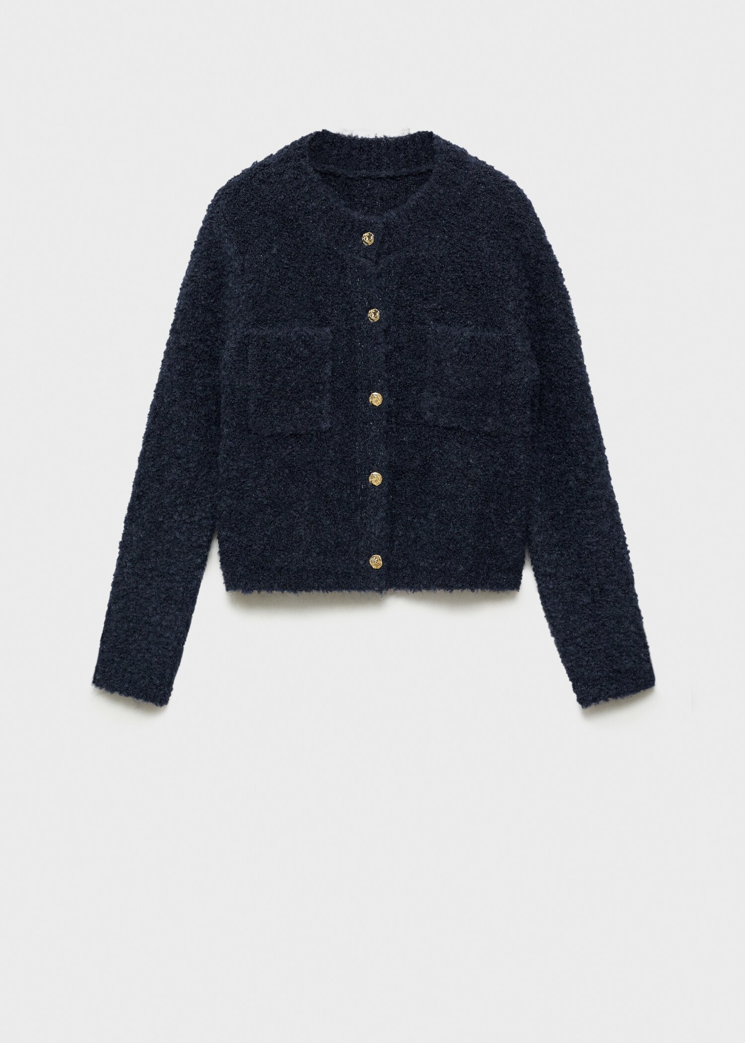 Bouclé jacket with jewel buttons - Article without model