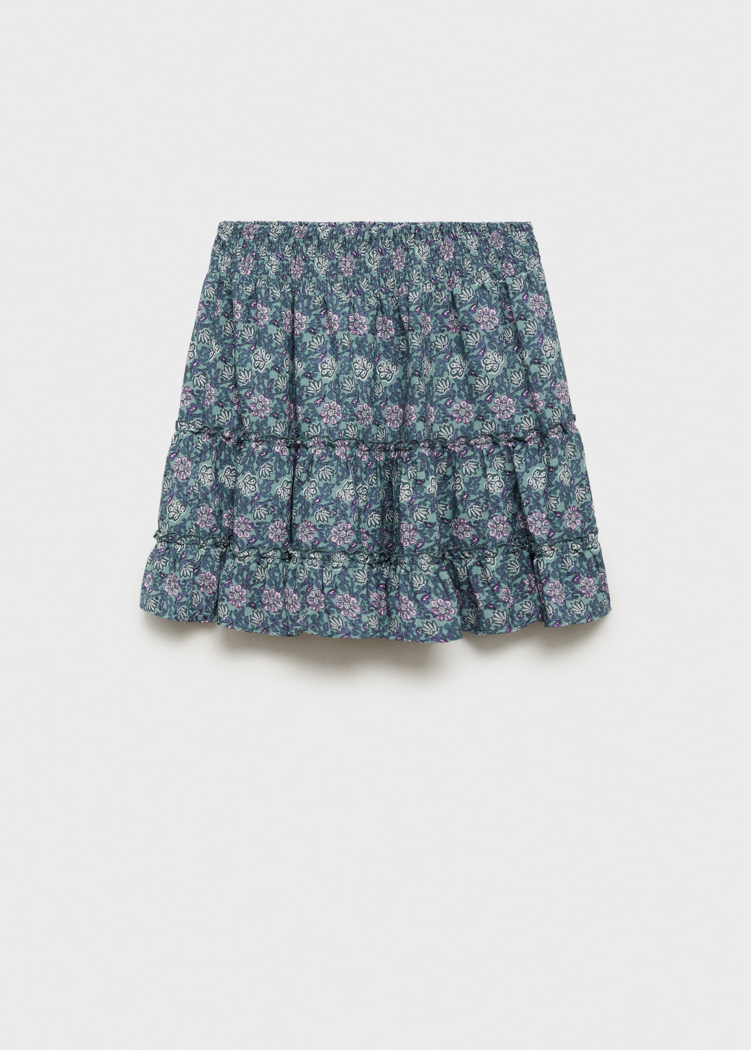 Sukně s volány a potiskem - Zboží bez modelu