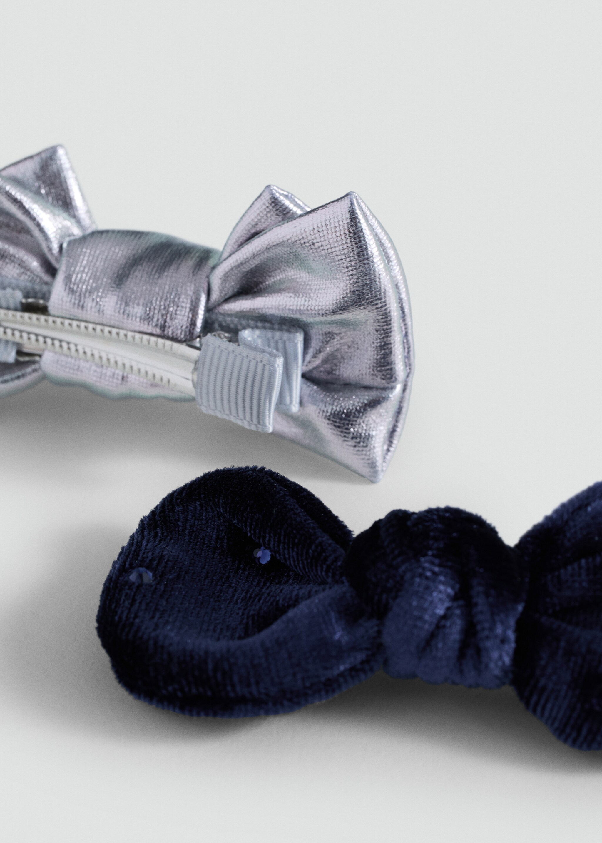 Hairclip set - Medium plane, Silver. Ref: 87040367-00.