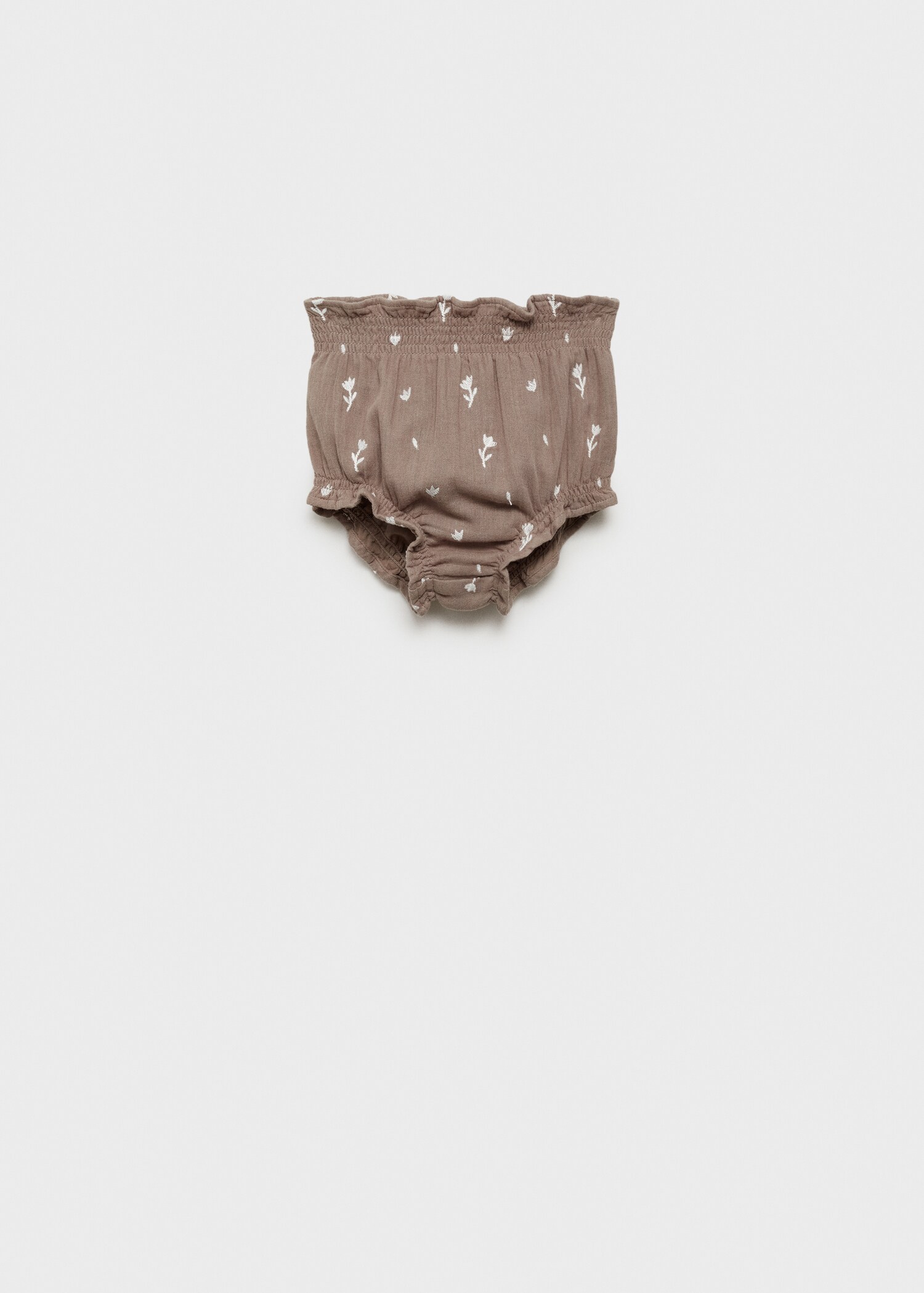 Floral embroidered shorts - Article without model