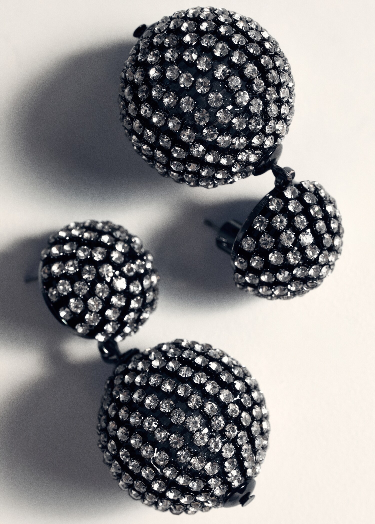 Σκουλαρίκια κρεμαστά σφαίρα κρύσταλλα - Λεπτομέρεια του προϊόντος 5