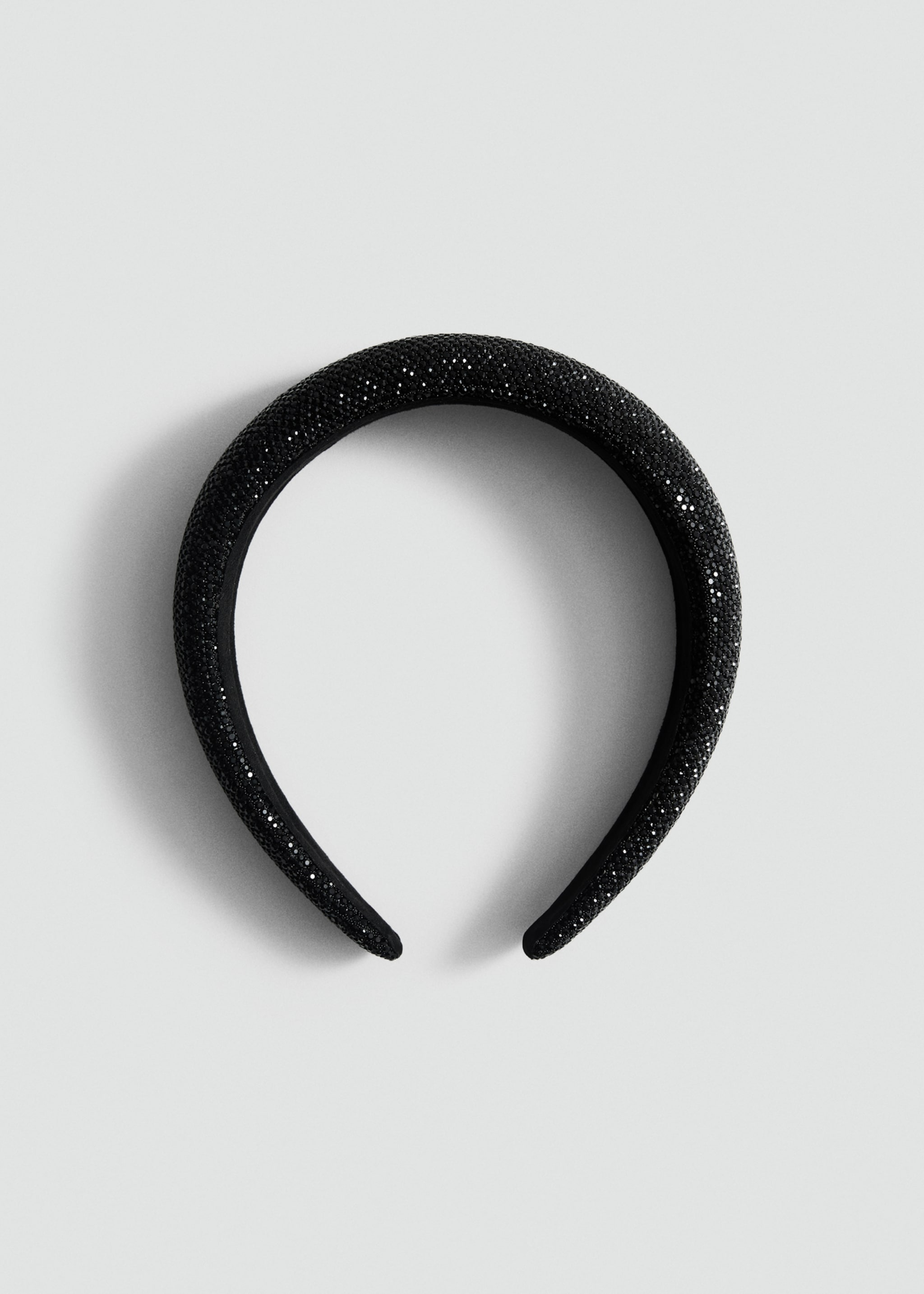 Glitter headband - Article without model, Black. Ref: 87040388-00.