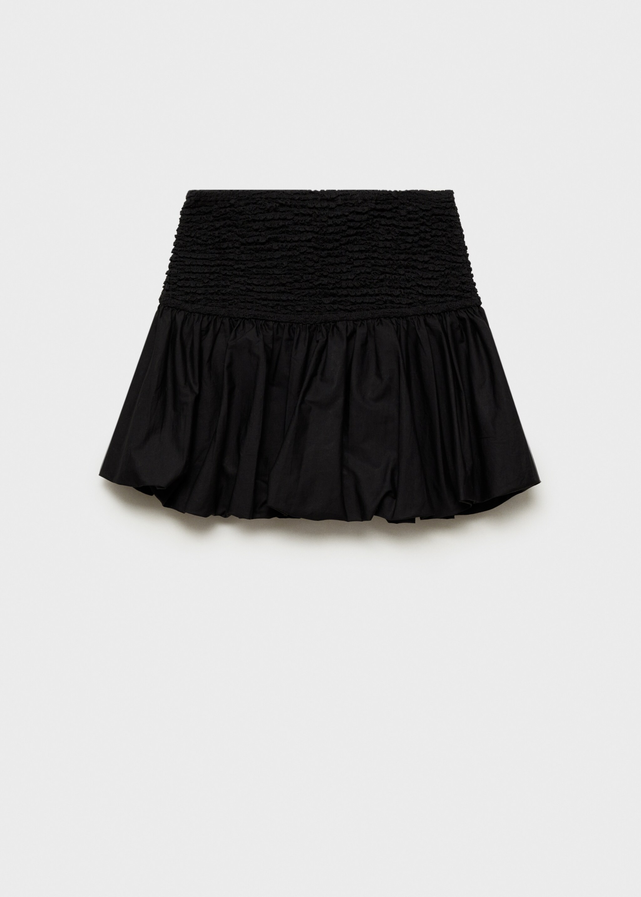 Ballongkjol rynkning - Artikel utan modell, Svart. Ref: 87040403-00.