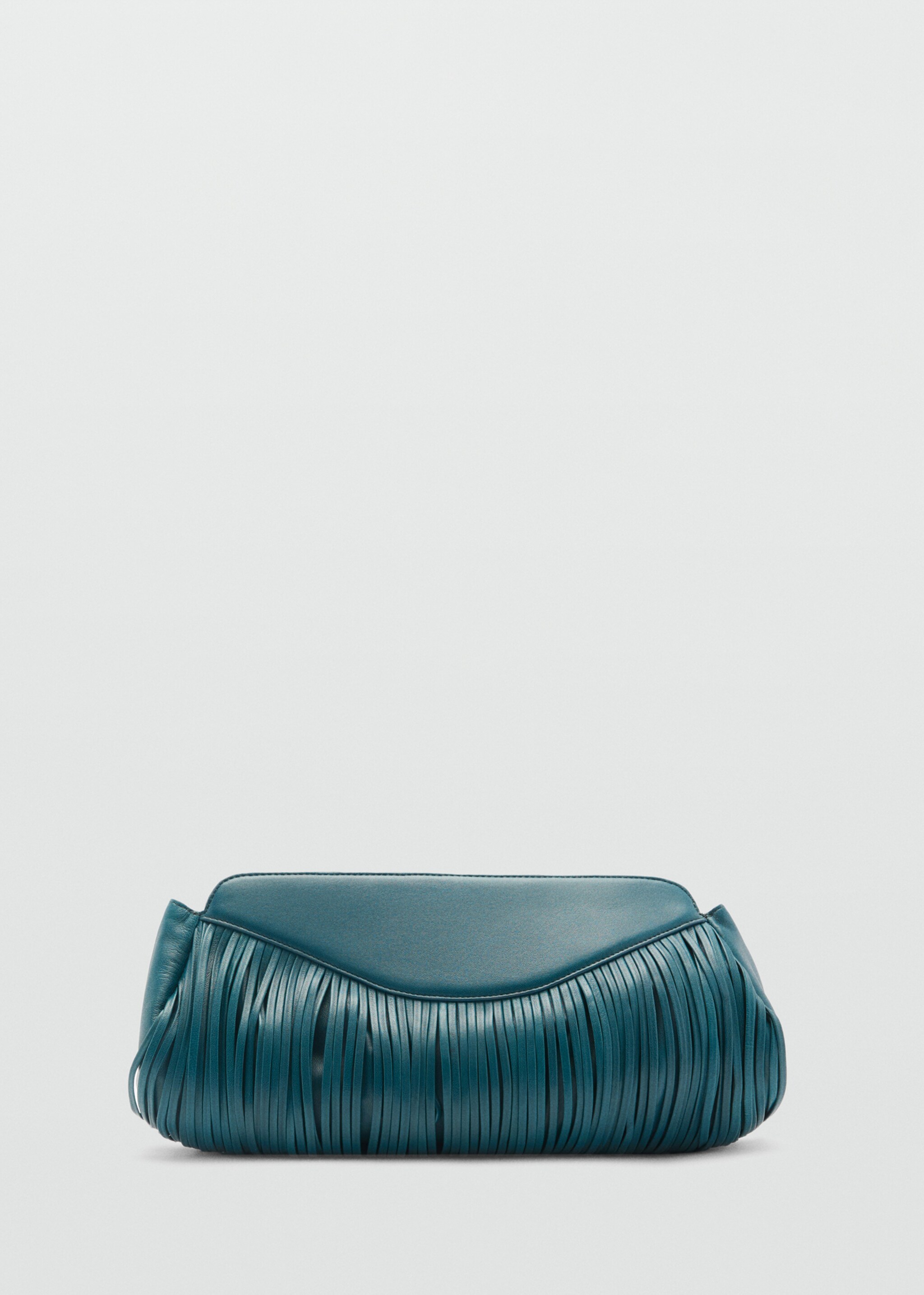 Leather handbag - Article without model, Prussian Blue. Ref: 87040421-00.