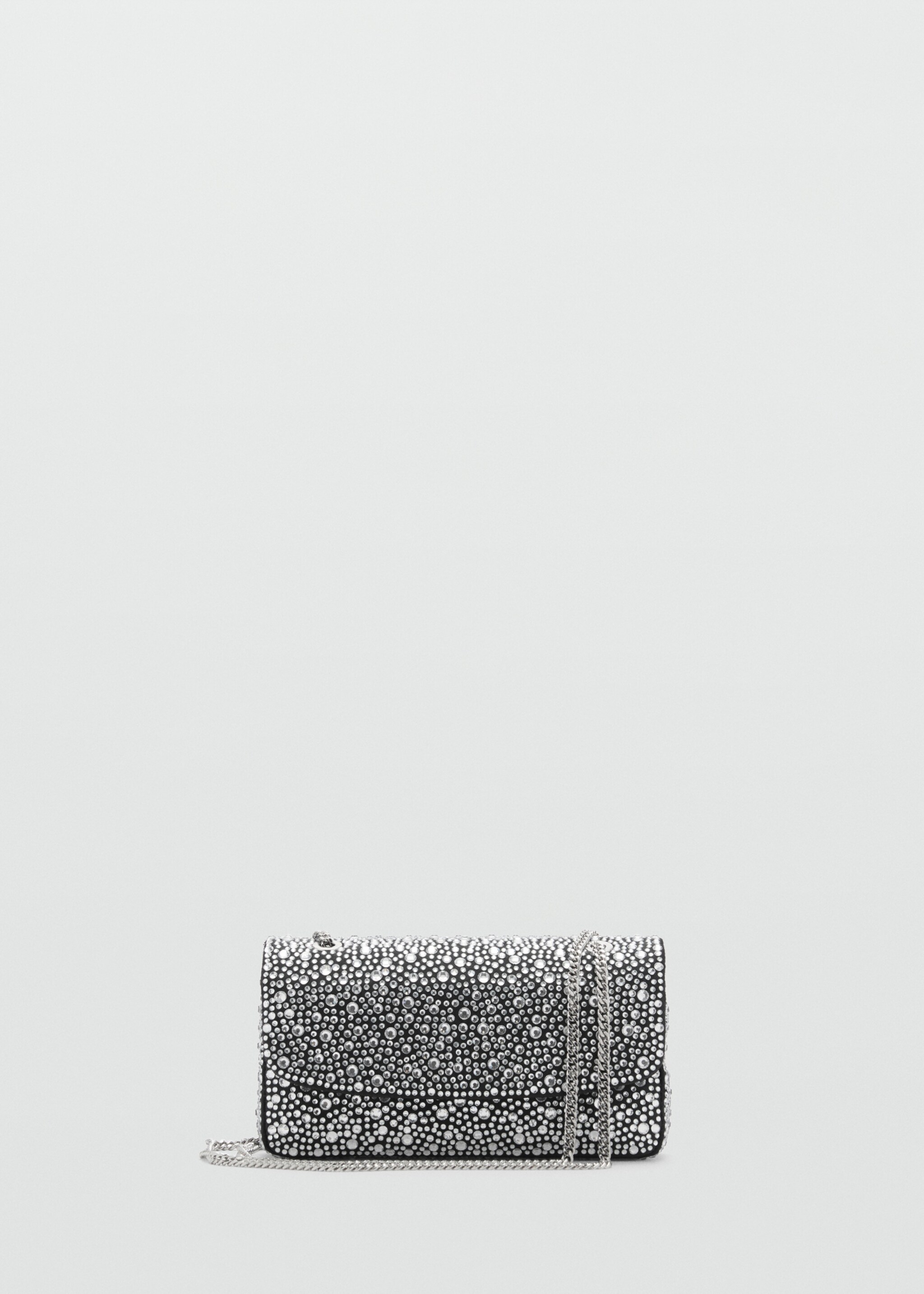 Crystal flap bag - Article without model, Black. Ref: 87040423-00.