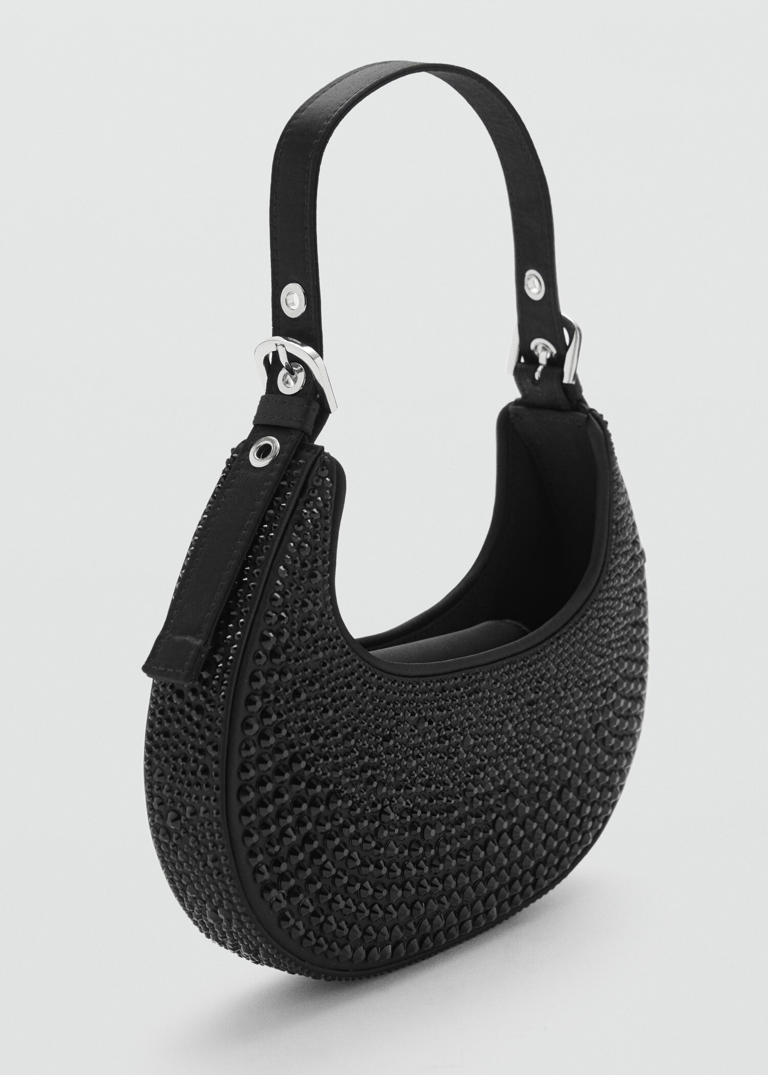 Shoulder bag with crystal detail - Medium plane