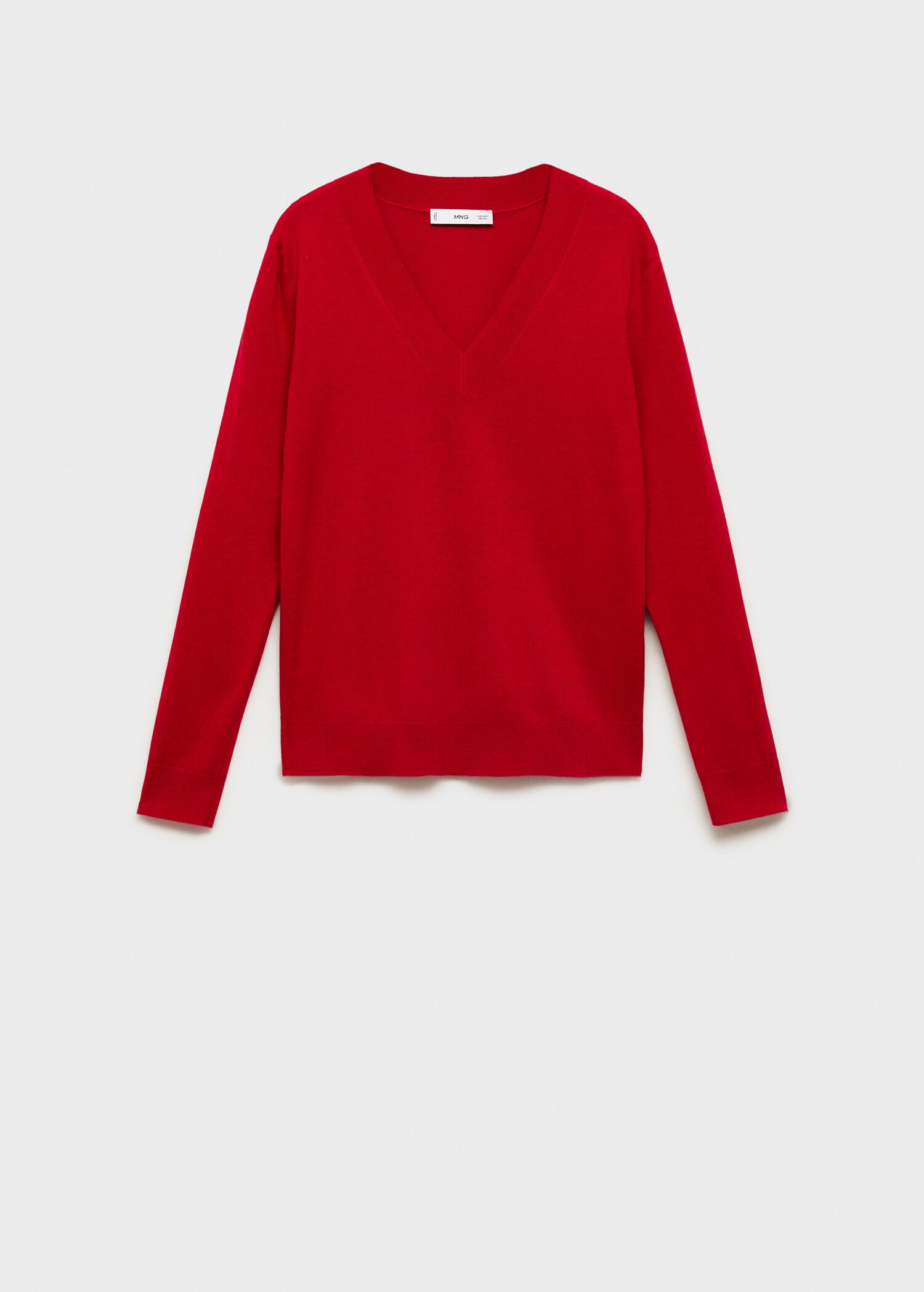 V-neck knit sweater - Article without model