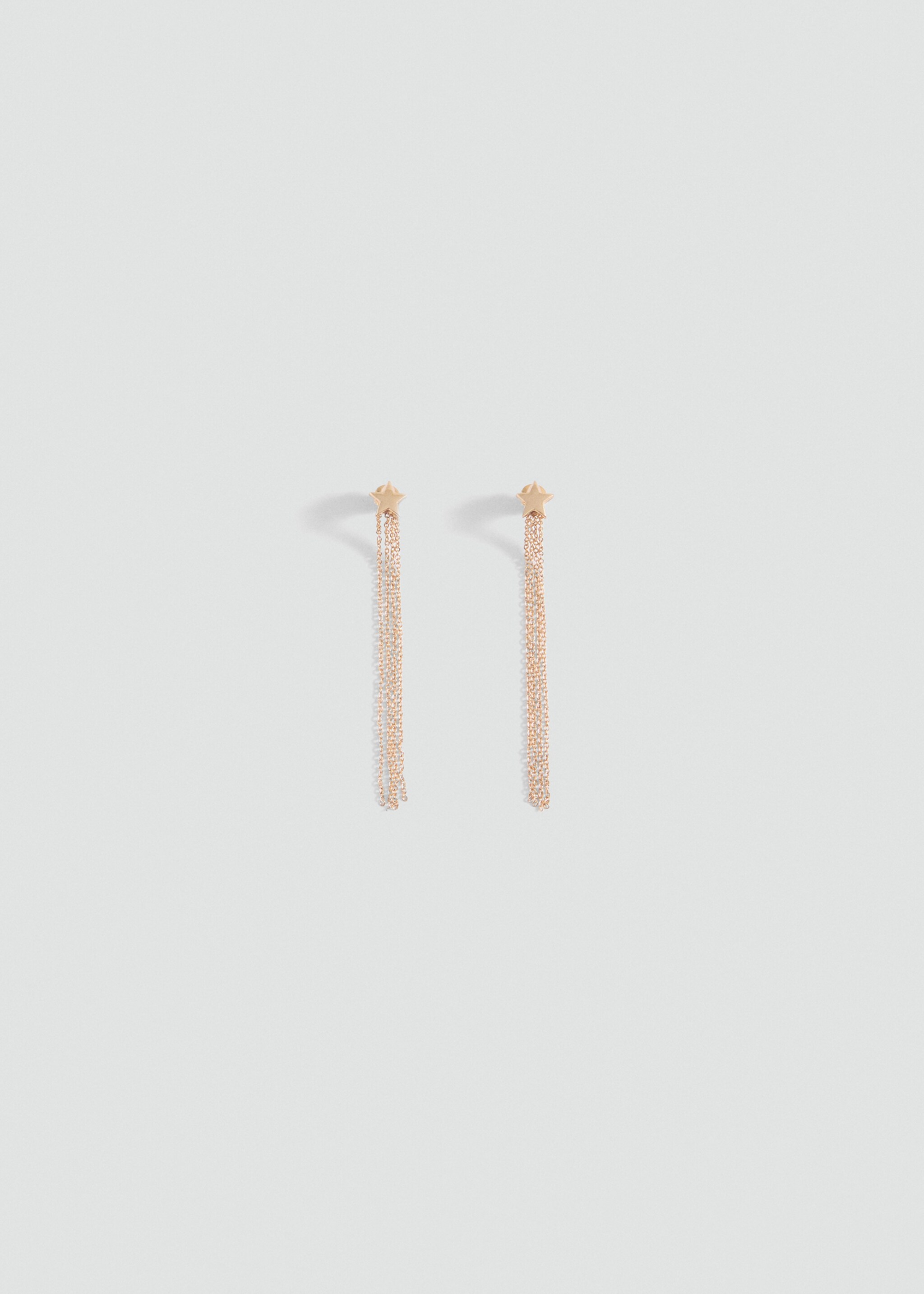 Pendientes largos cascada - Artículo sin modelo, Oro. Ref: 87040436-00.