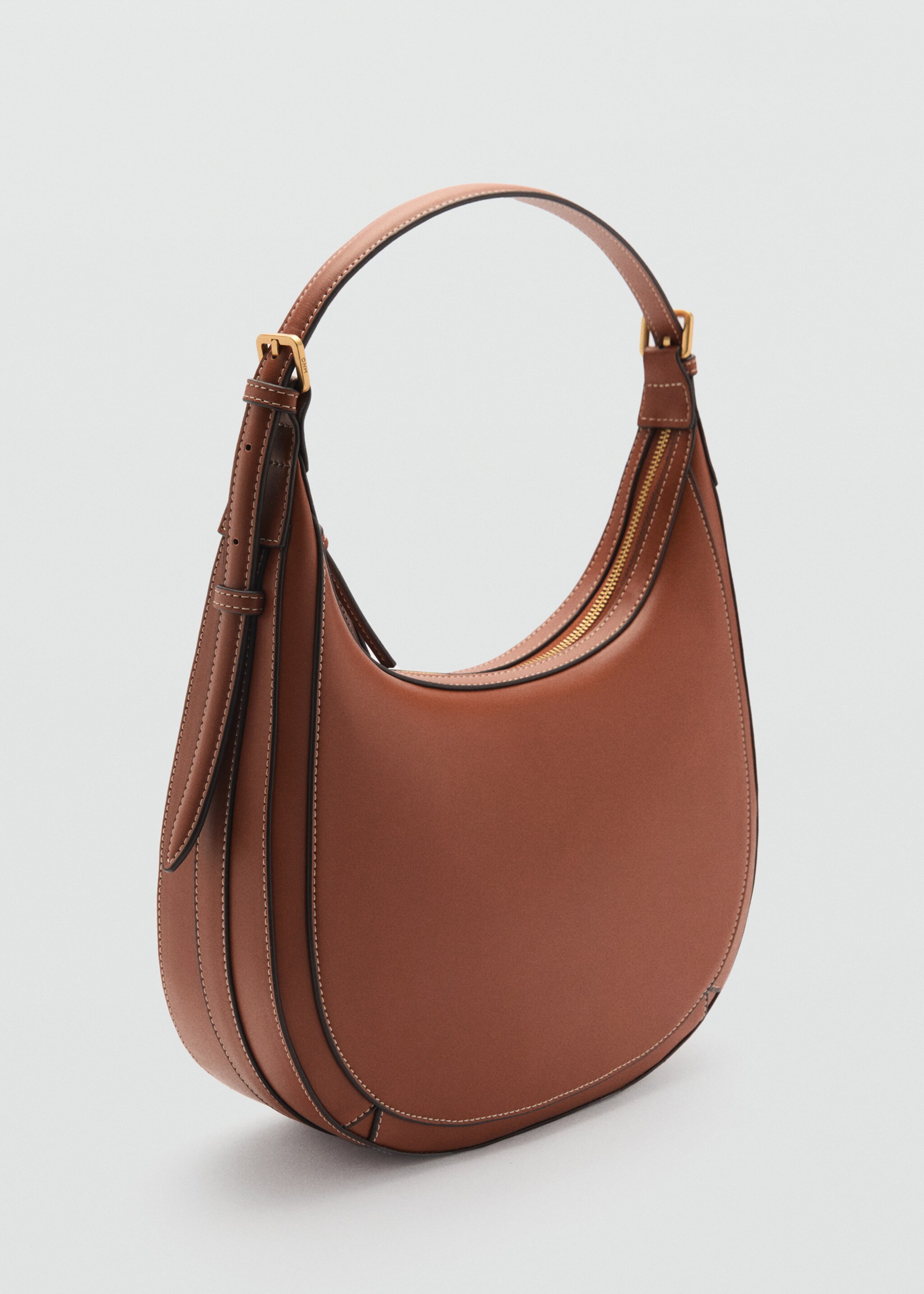 Oval shoulder bag - Medium plane, Leather. Ref: 87040445-00.