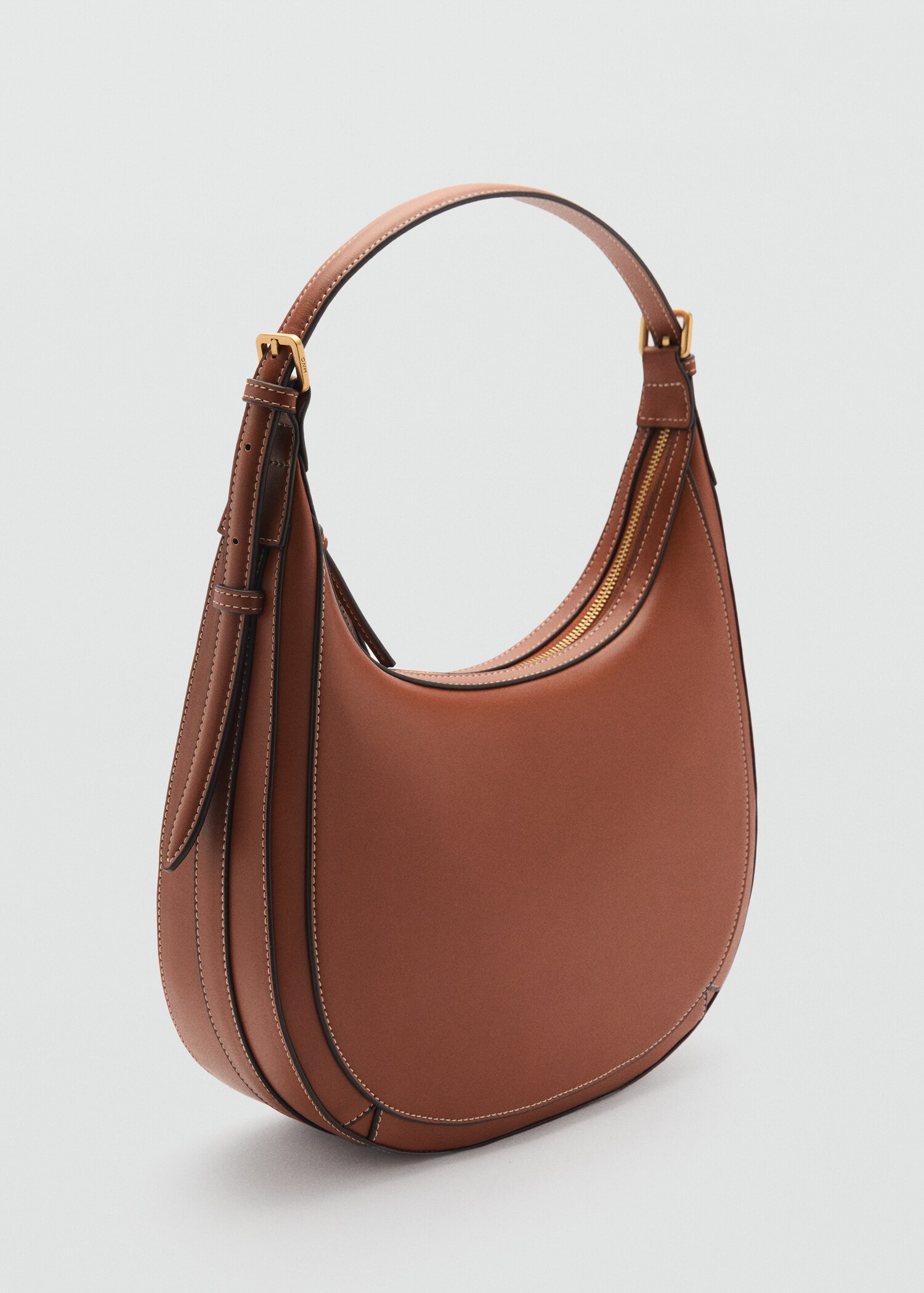 Oval shoulder bag - Medium plane