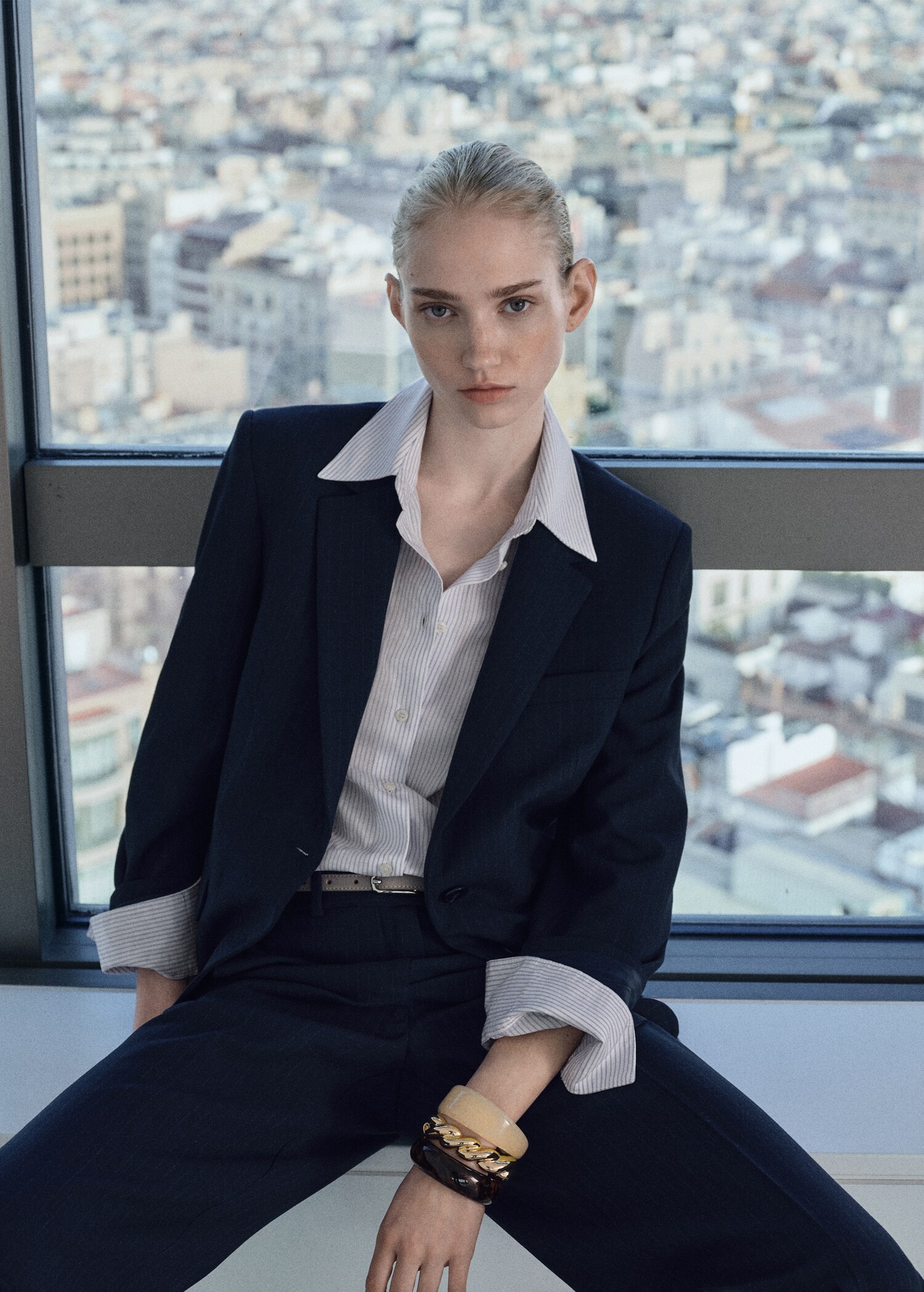 Veste de costume fines rayures - Détail de l'article 6