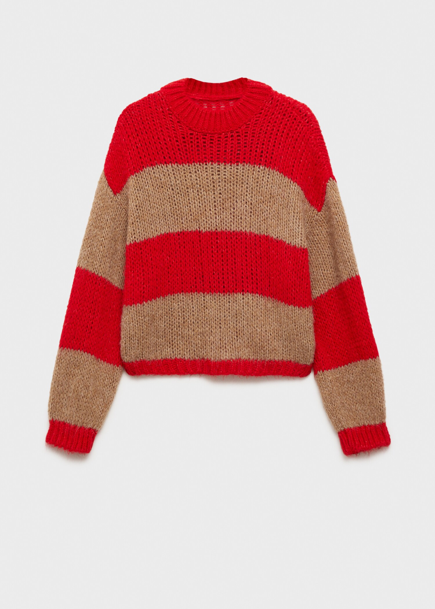 Chunky-knit striped sweater - Article without model