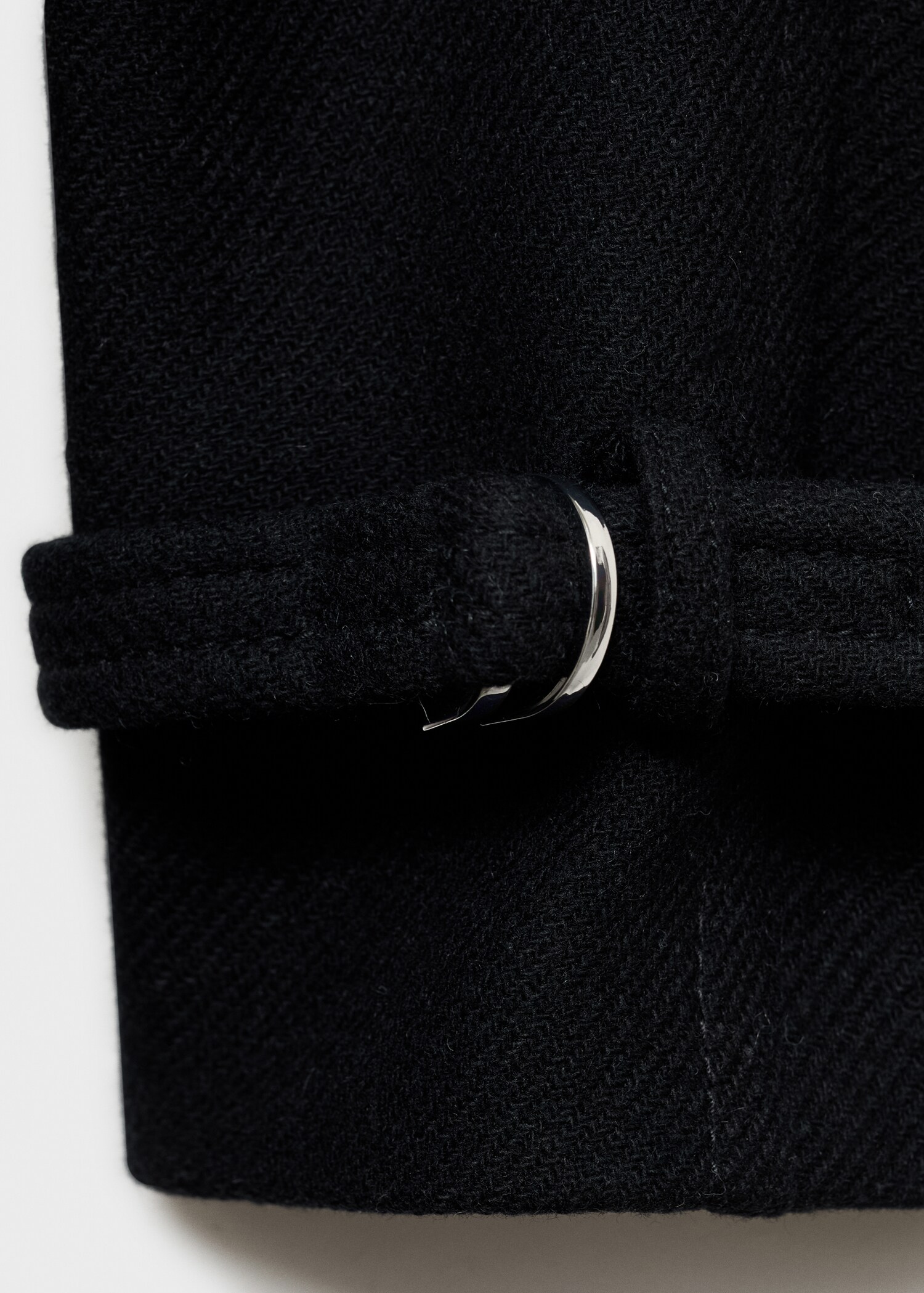 Manteco wool coat with oversized lapels - Details of the article 0