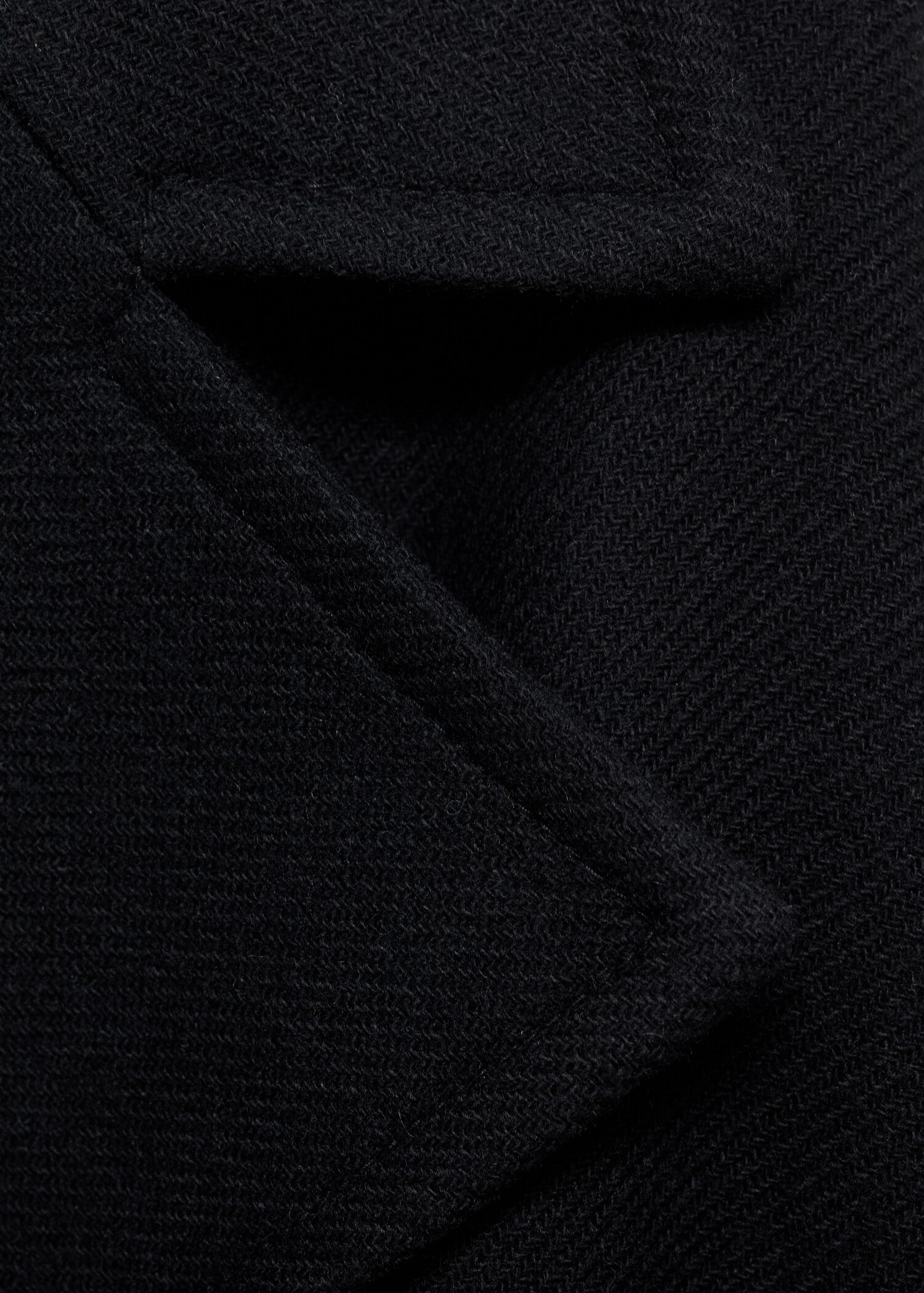 Manteco wool coat with oversized lapels - Details of the article 8