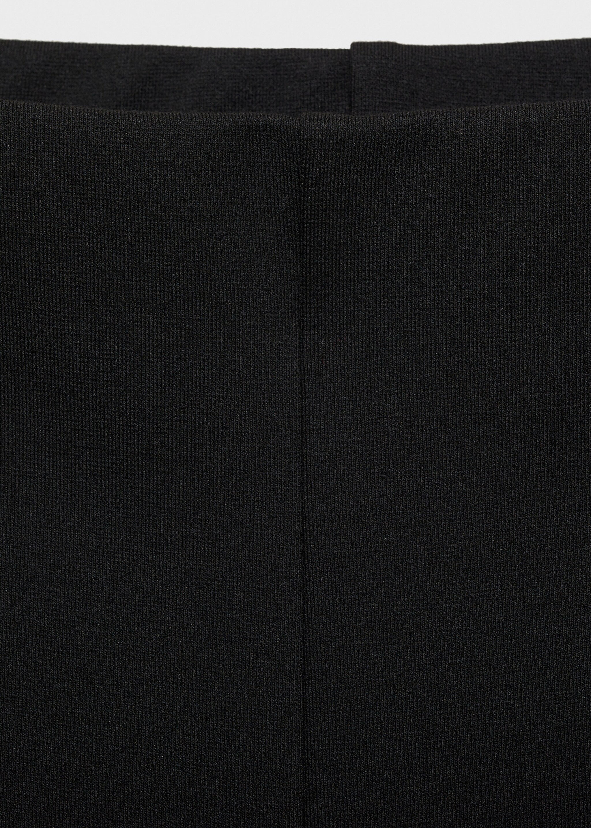 Knitted trousers with contrasting stripes - Details of the article 8, Black. Ref: 87040457-00.