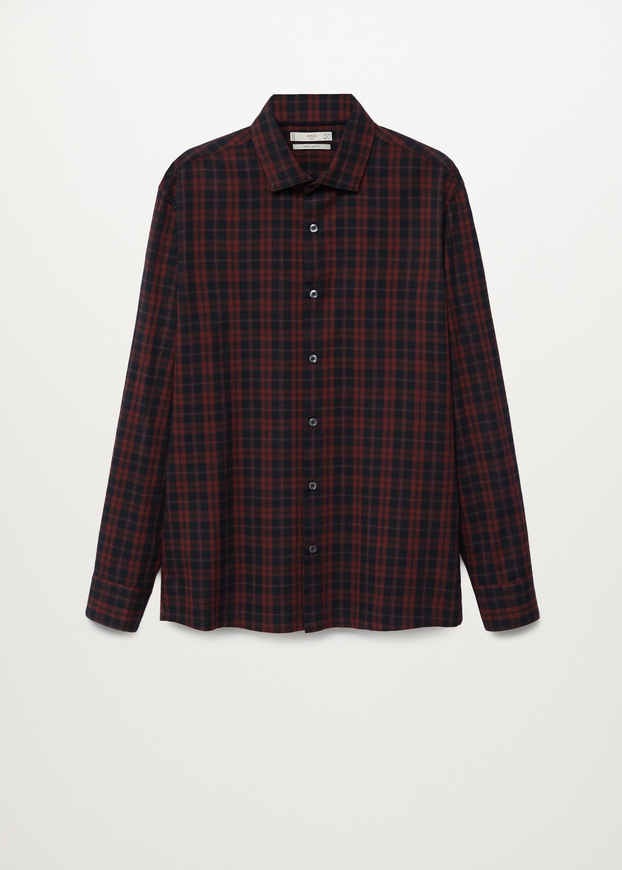 Camisa regular fit franela cuadros - Artículo sin modelo
