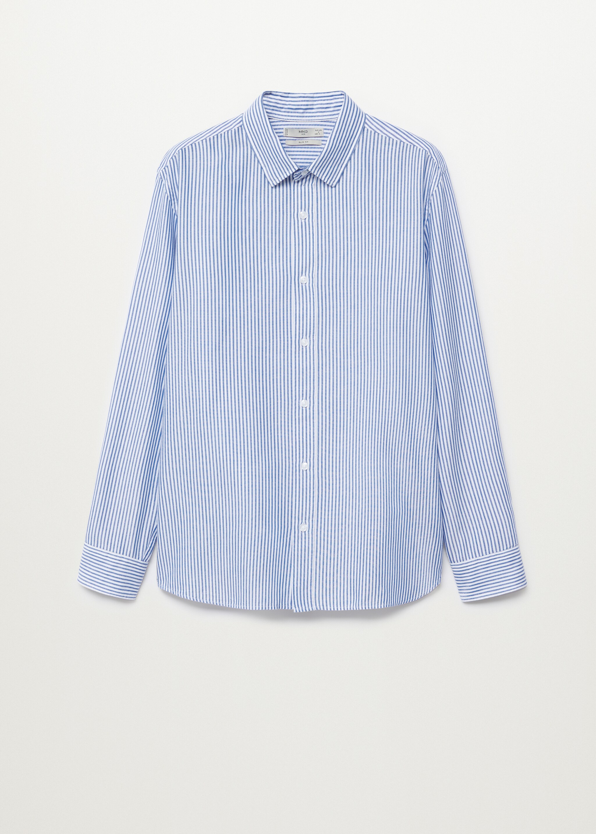 Camisa regular fit algodón rayas - Artículo sin modelo