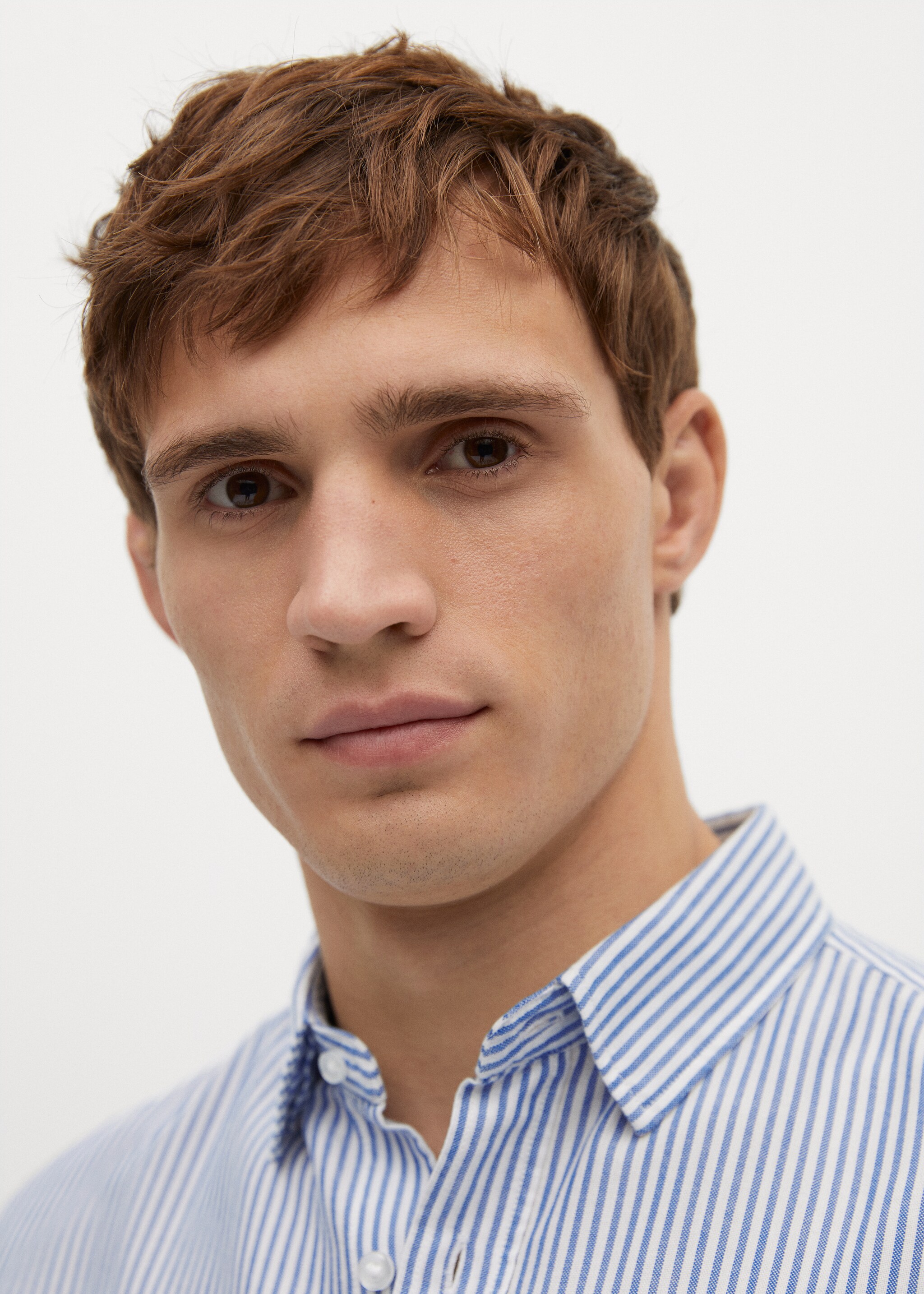 Camisa regular fit algodón rayas - Detalle del artículo 2