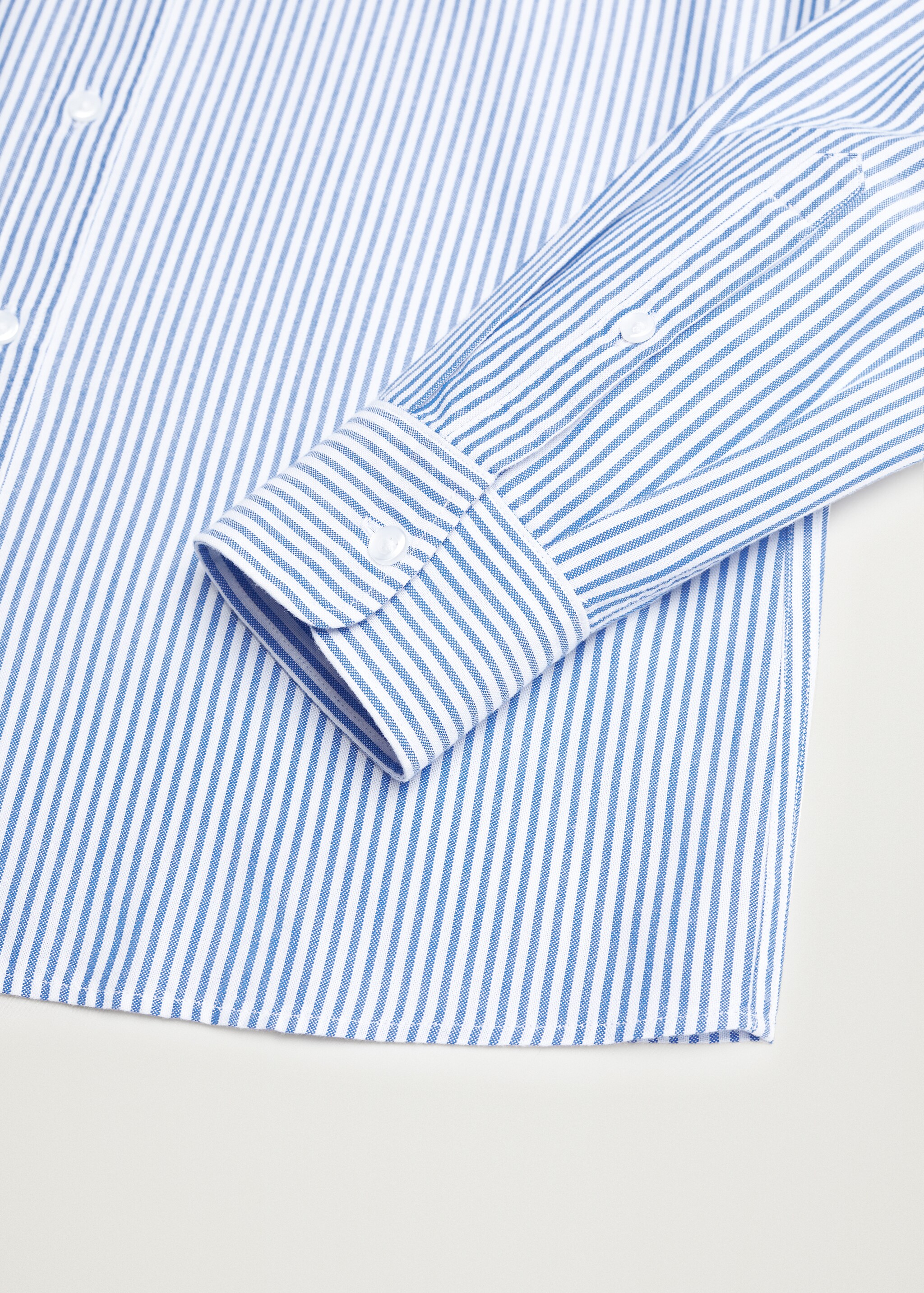Camisa regular fit algodón rayas - Detalle del artículo 7