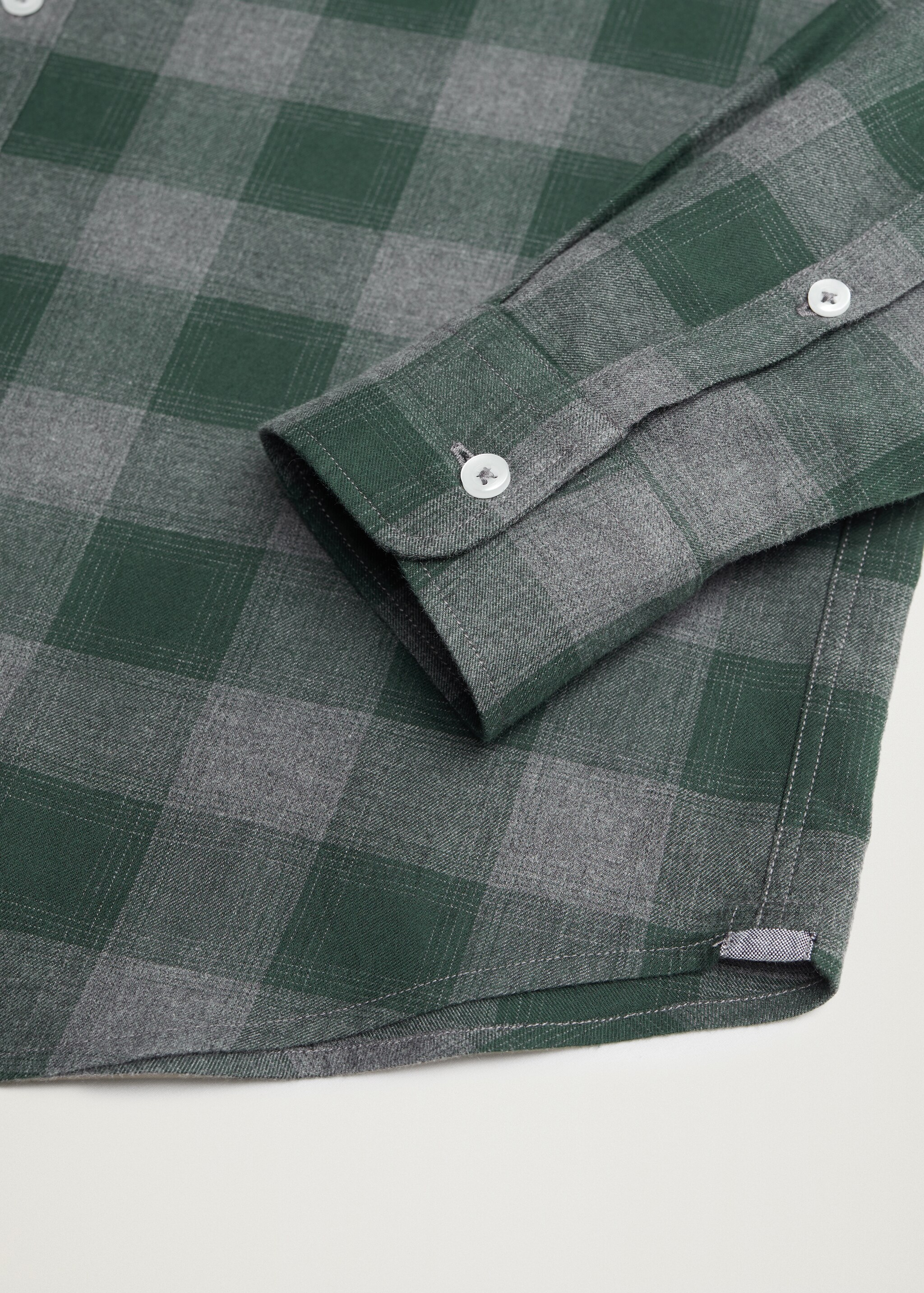 Košile regular fit flanelová kostkovaná - Detail zboží 7