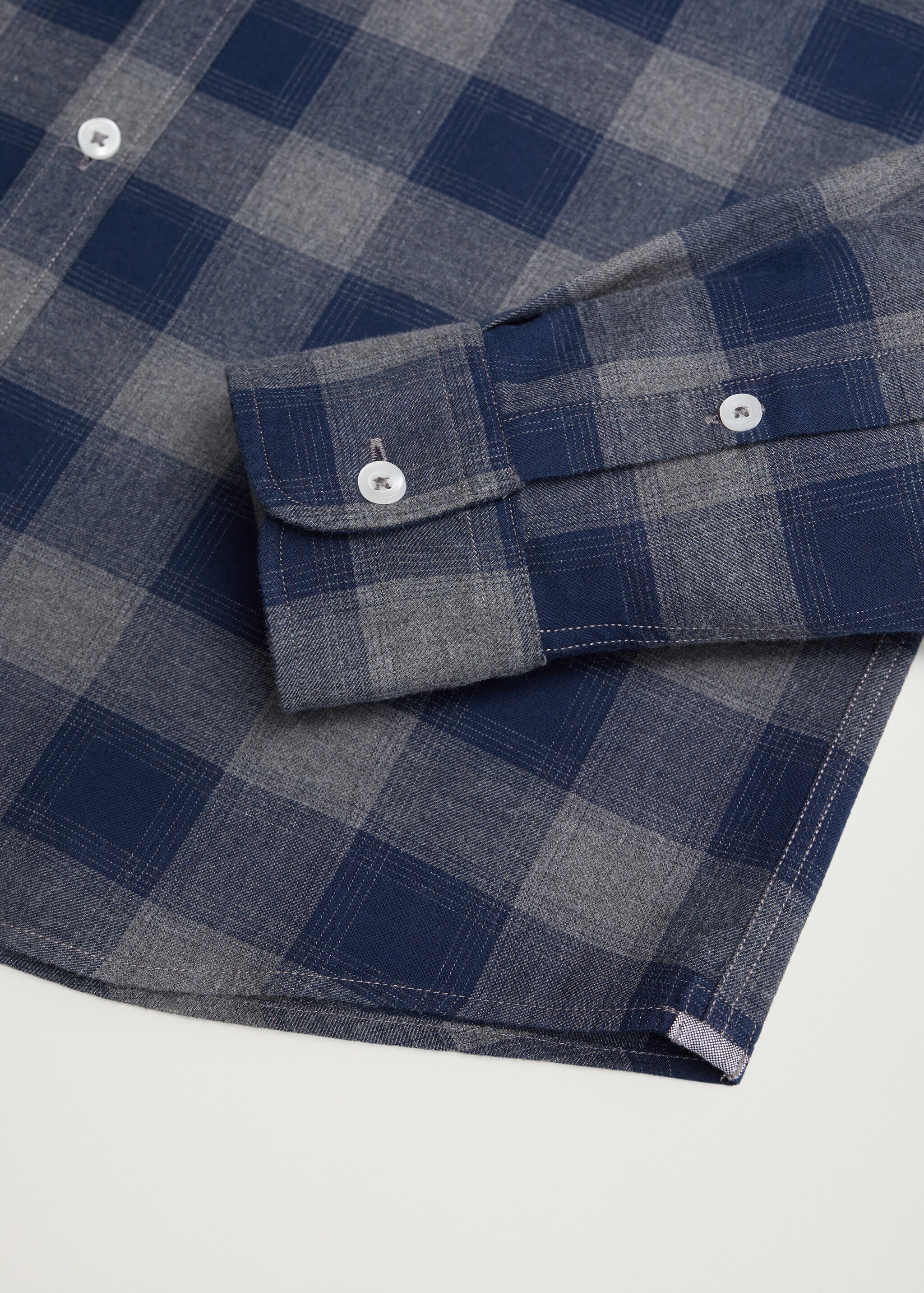 Košile regular fit flanelová kostkovaná - Detail zboží 7