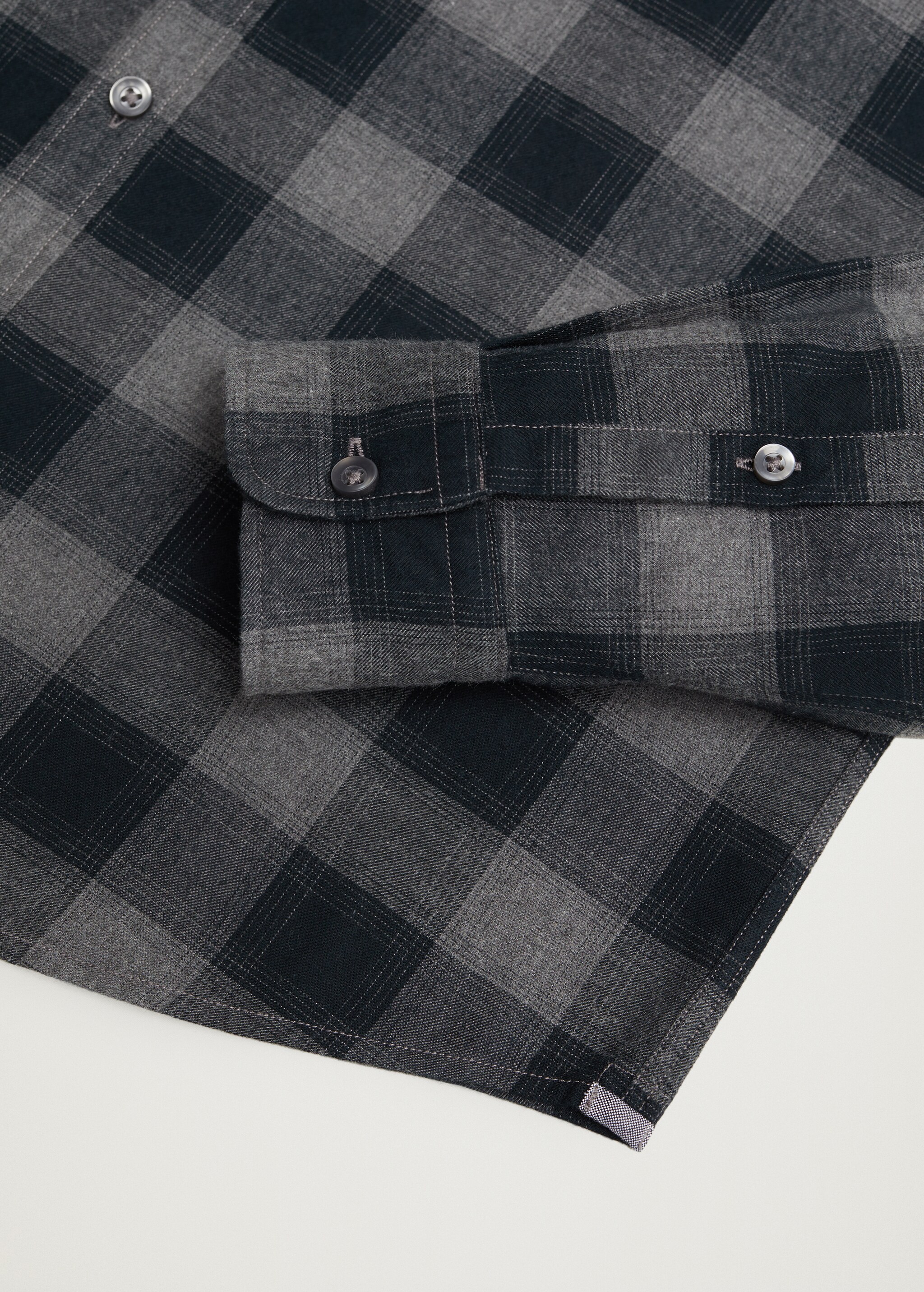 Košile regular fit flanelová kostkovaná - Detail zboží 7