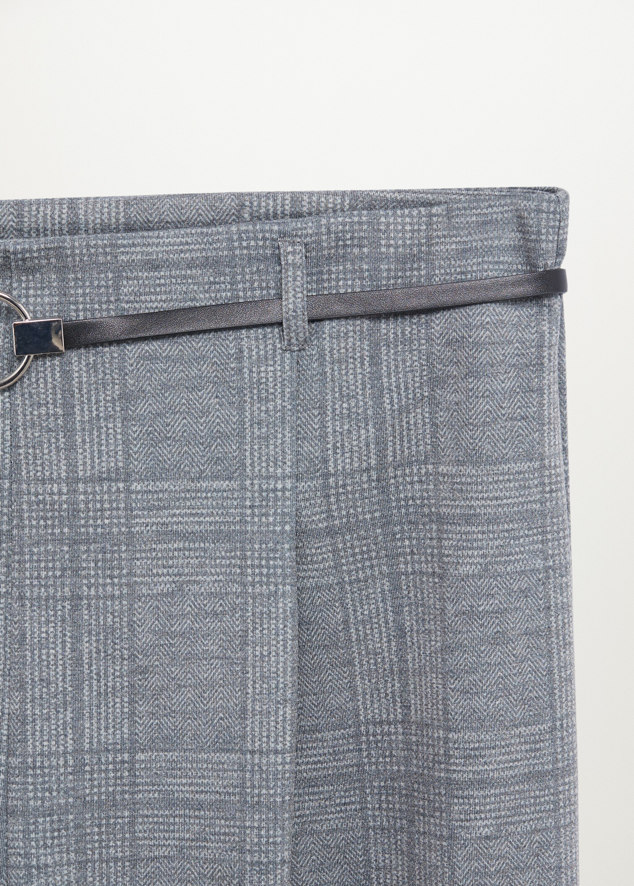 Pantalón cuadros cinturón - Detalle del artículo 8
