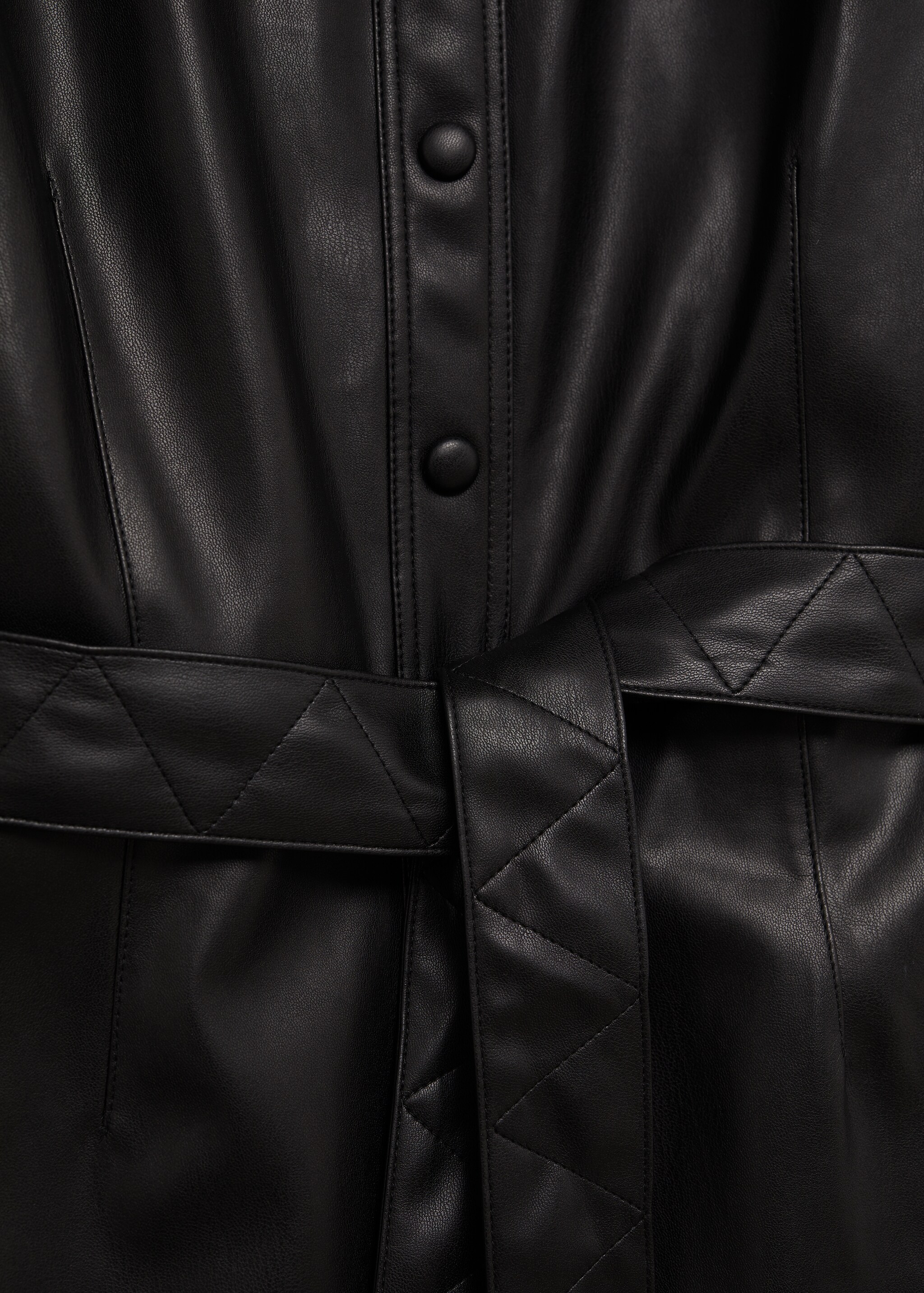 Vestido camisero efecto piel - Detalle del artículo 8
