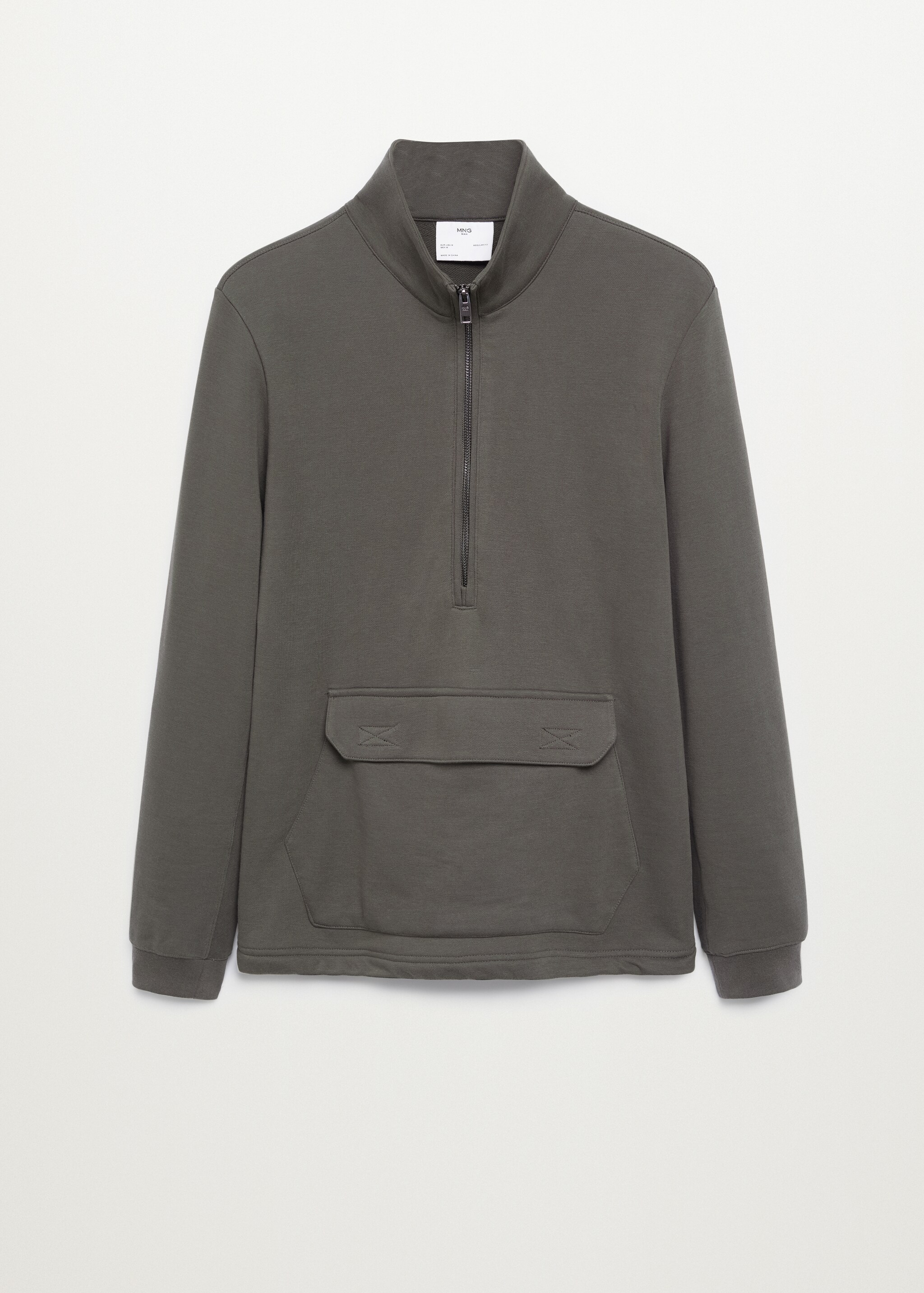 Mikina se stojáčkem na zip - Zboží bez modelu