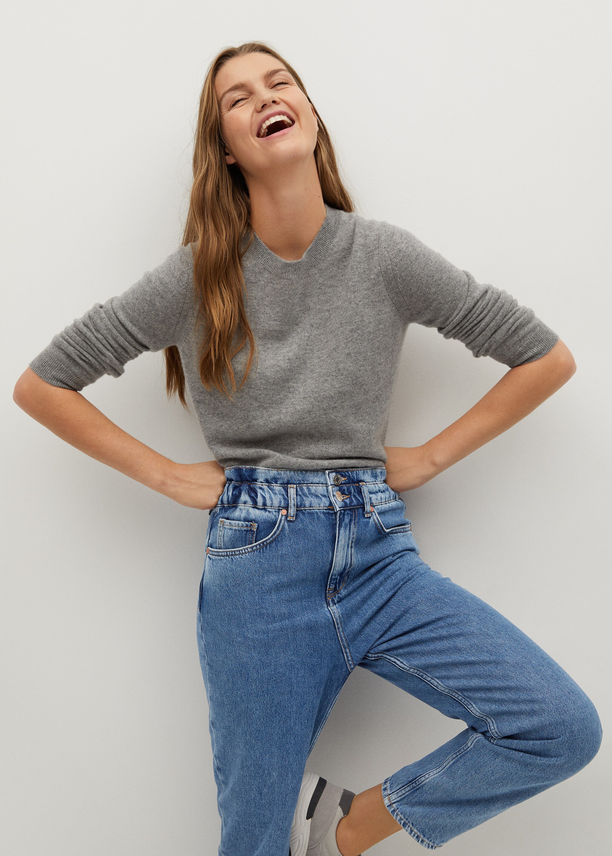 Jeans slouchy cintura elastica - Detalle del artículo 3