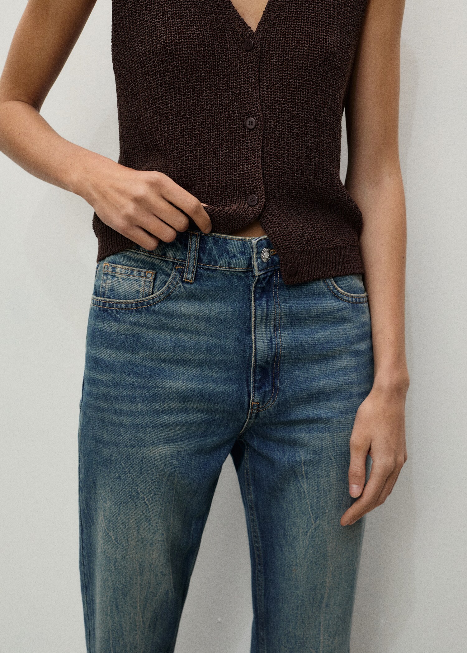 Mom2000 high-rise jeans - Details of the article 3