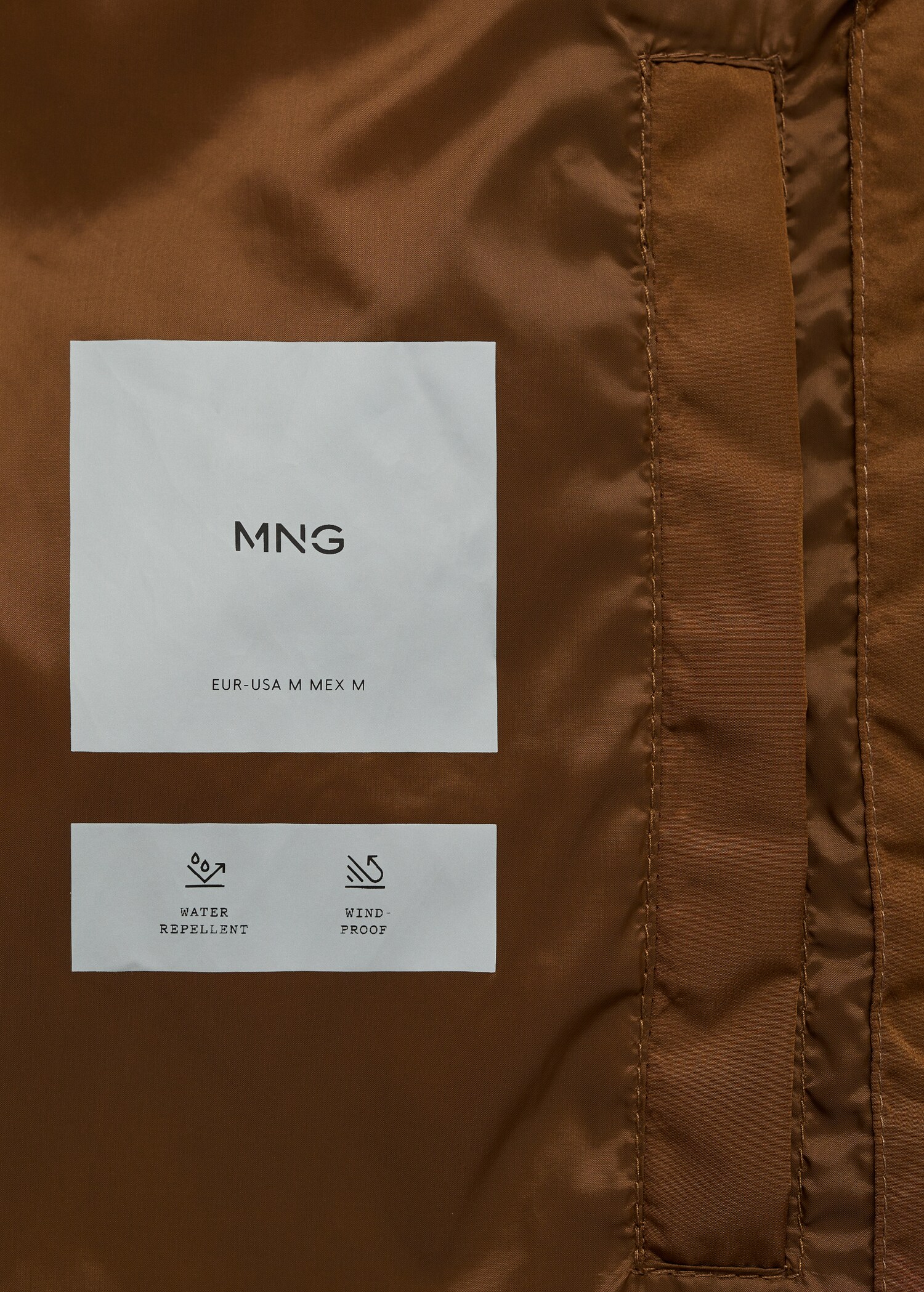 Anorac embuatat caputxa water-repellent - Detall de l'article 0