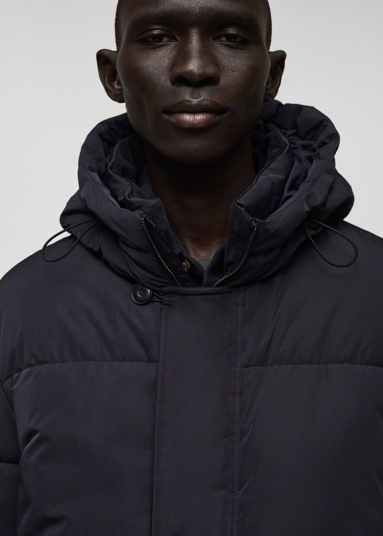 Anorac embuatat caputxa water-repellent - Detall de l'article 1