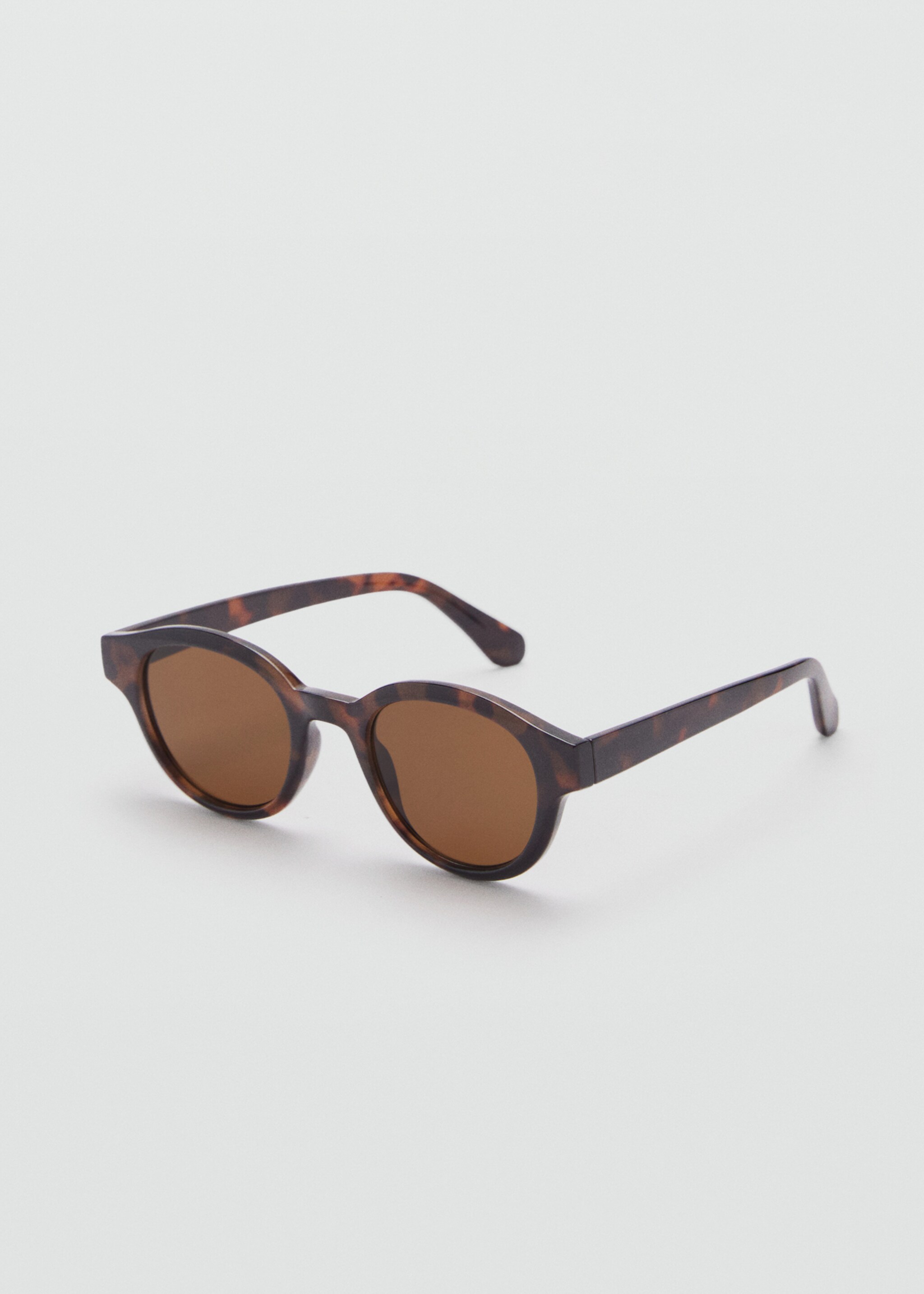 Resin frame sunglasses - Medium plane, Chocolate. Ref: 87040578-00.