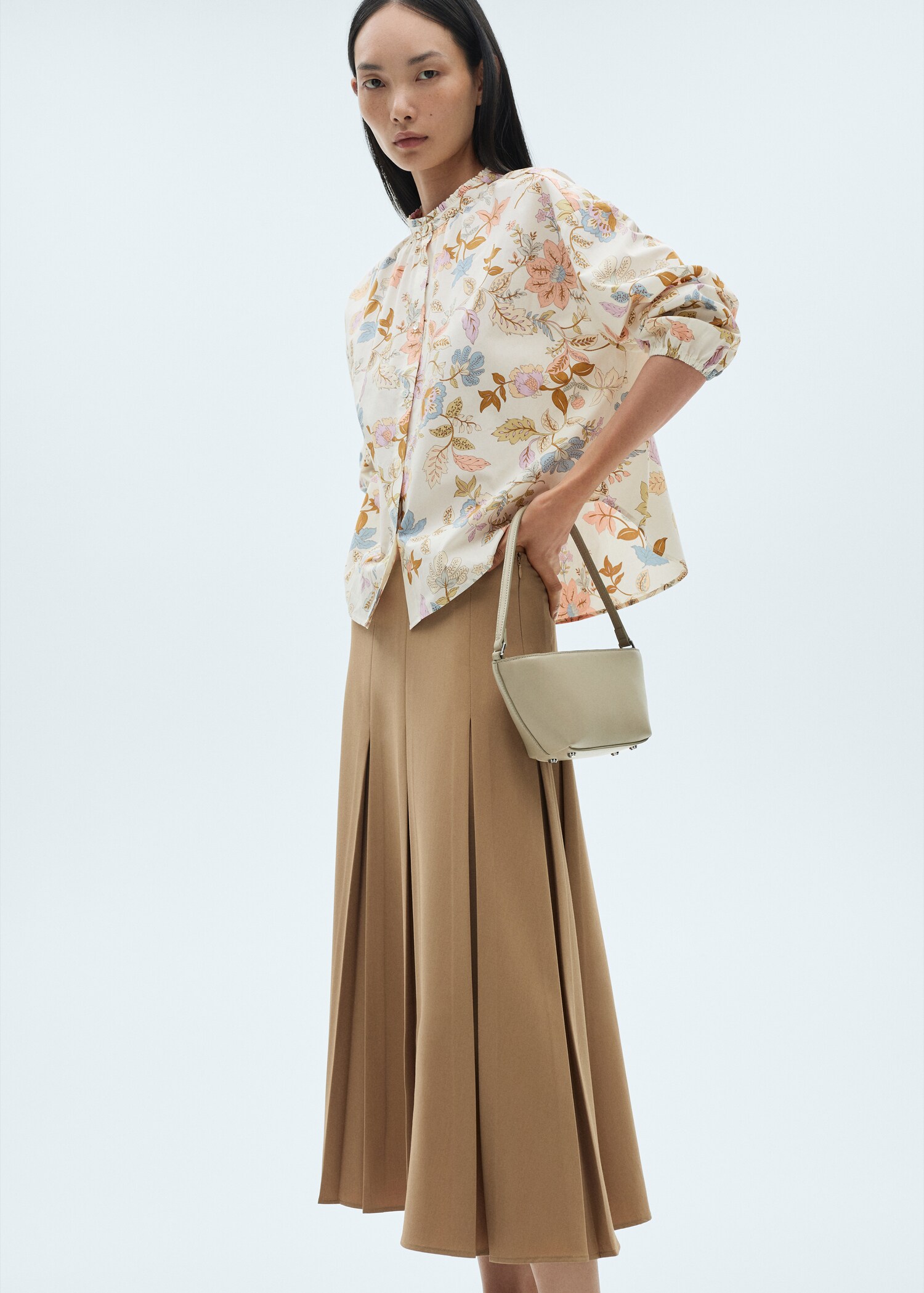 Blouse coton à fleurs - Détail de l'article 2