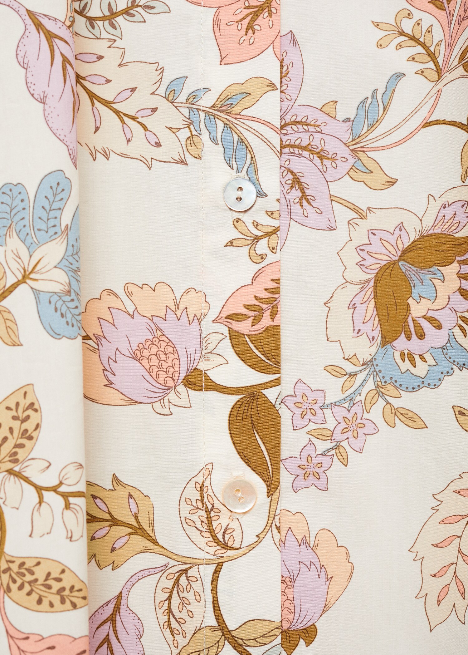 Blouse coton à fleurs - Détail de l'article 8