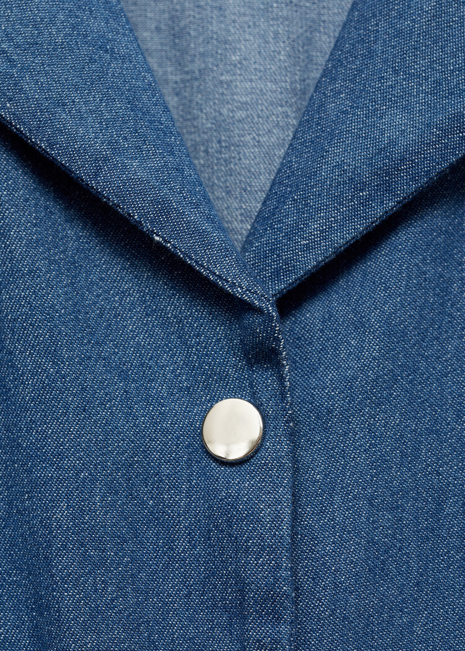 Short-sleeved denim jumpsuit - Details of the article 8