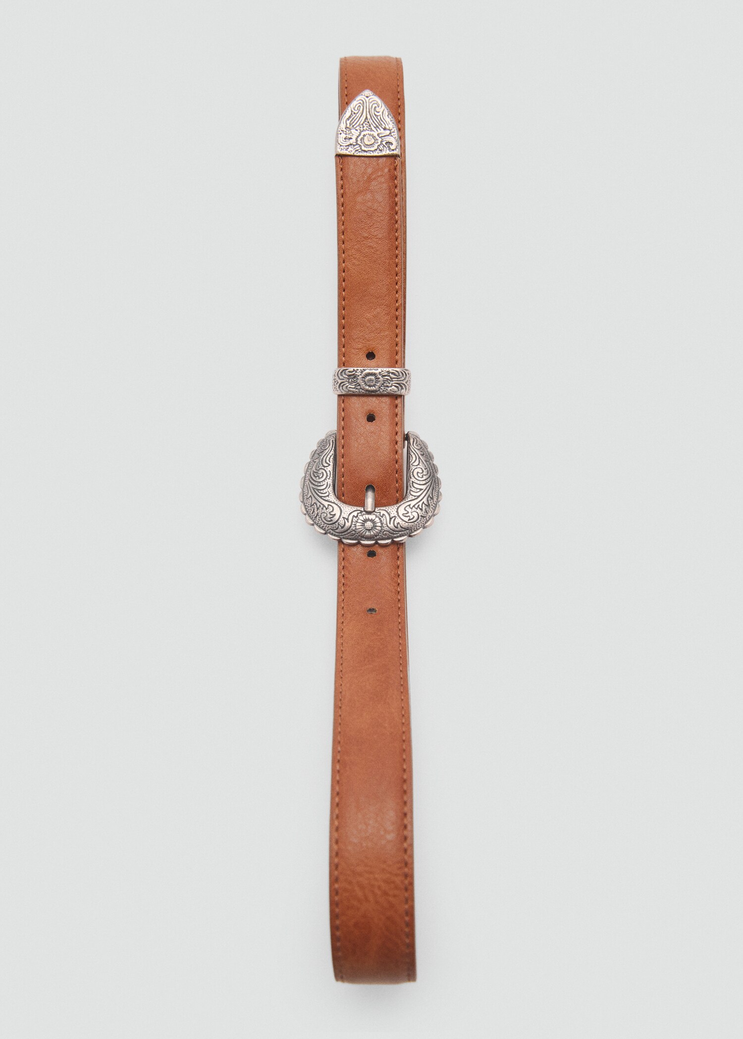 Embossed buckle belt - Details of the article 2
