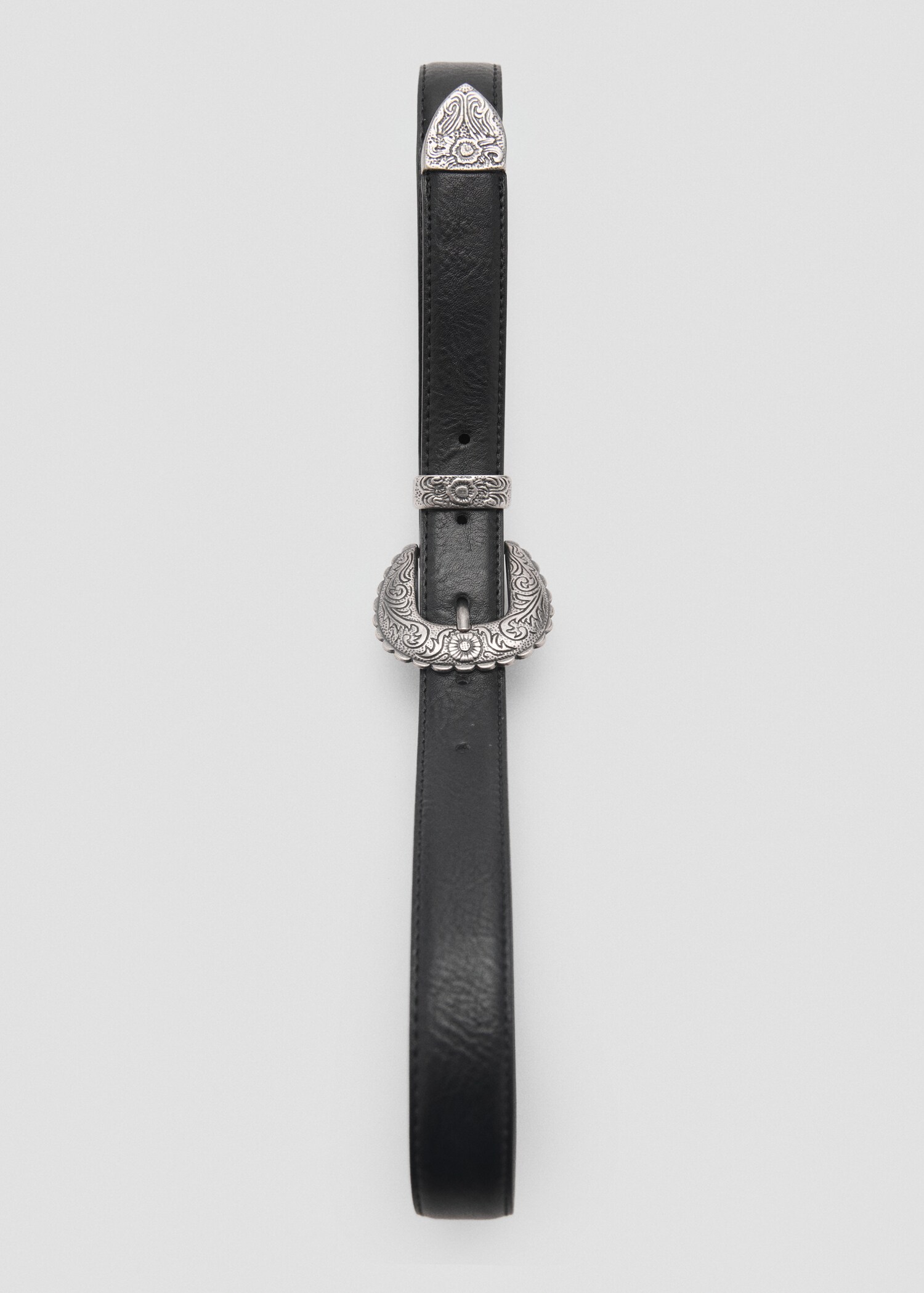 Embossed buckle belt - Details of the article 2