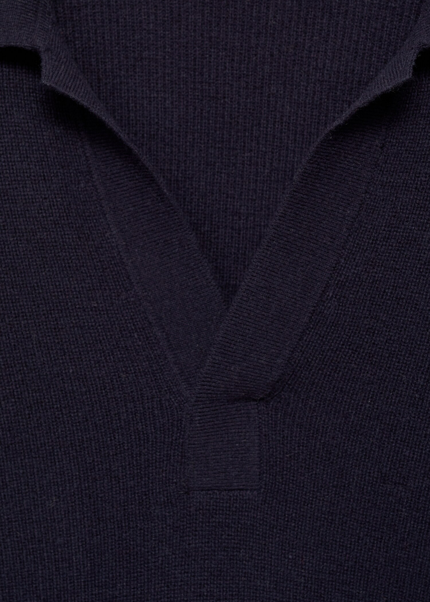Knitted wool blend polo sweater - Details of the article 8