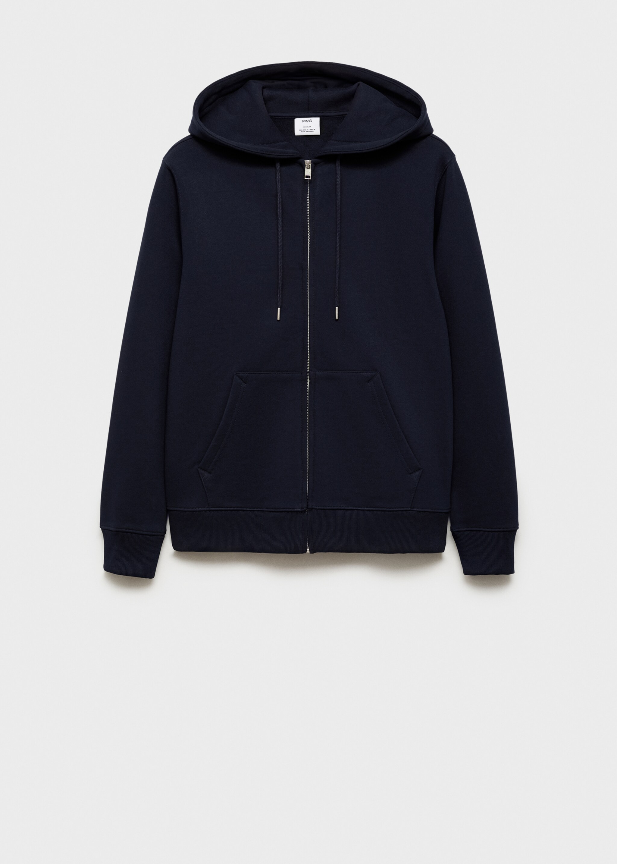Regular-fit hoodie - Article without model, Dark Navy. Ref: 87040602-00.