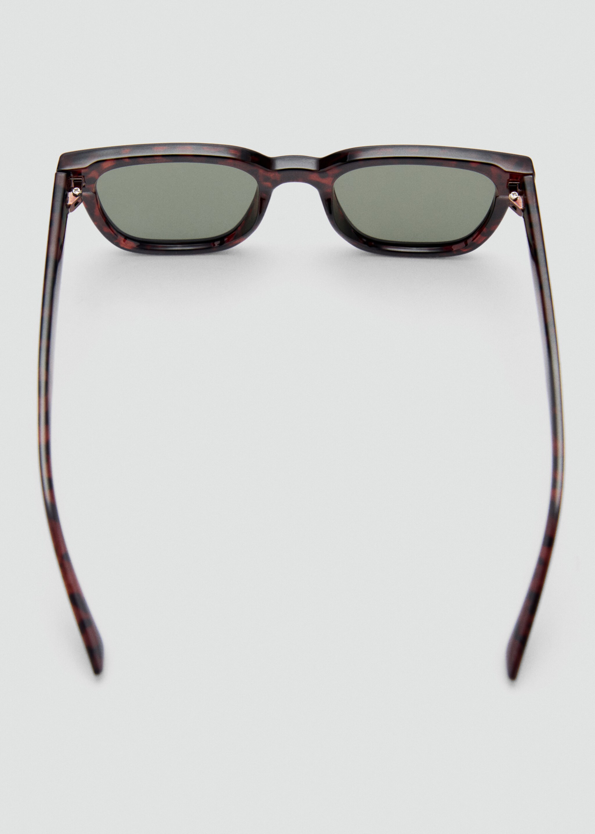 Occhiali da sole polarizzati rettangolari - Dettaglio dell'articolo 1, Cioccolato. Ref: 87040607-00.