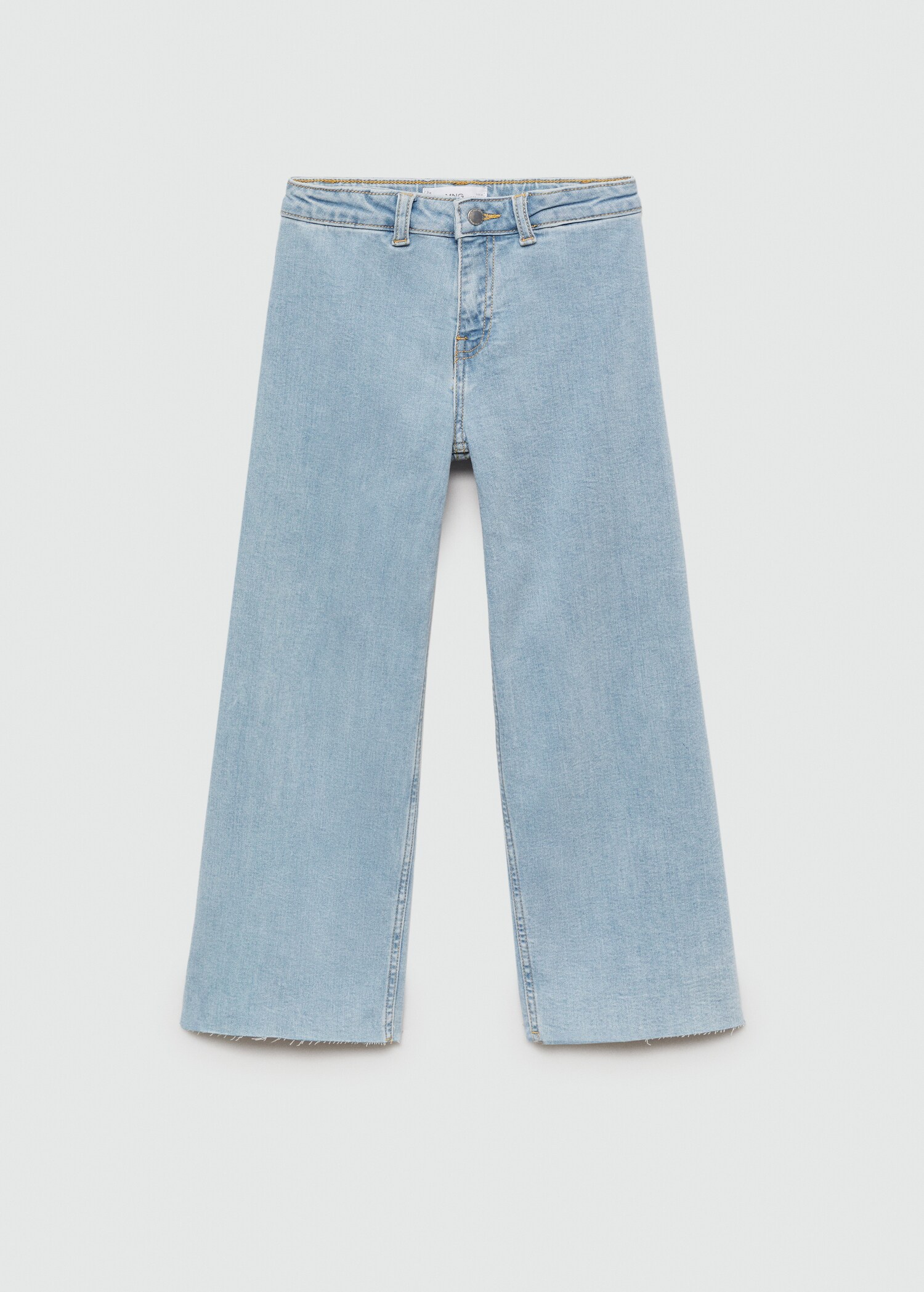 Frayed hem culotte jeans - Article without model