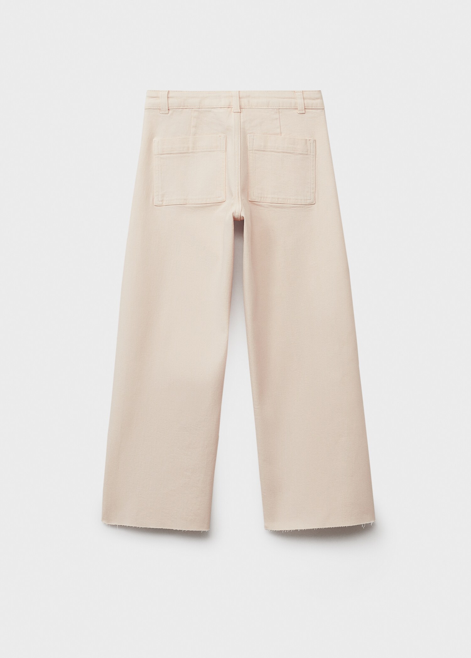 Jeans culotte mid-waist comfort - Reverse of the article