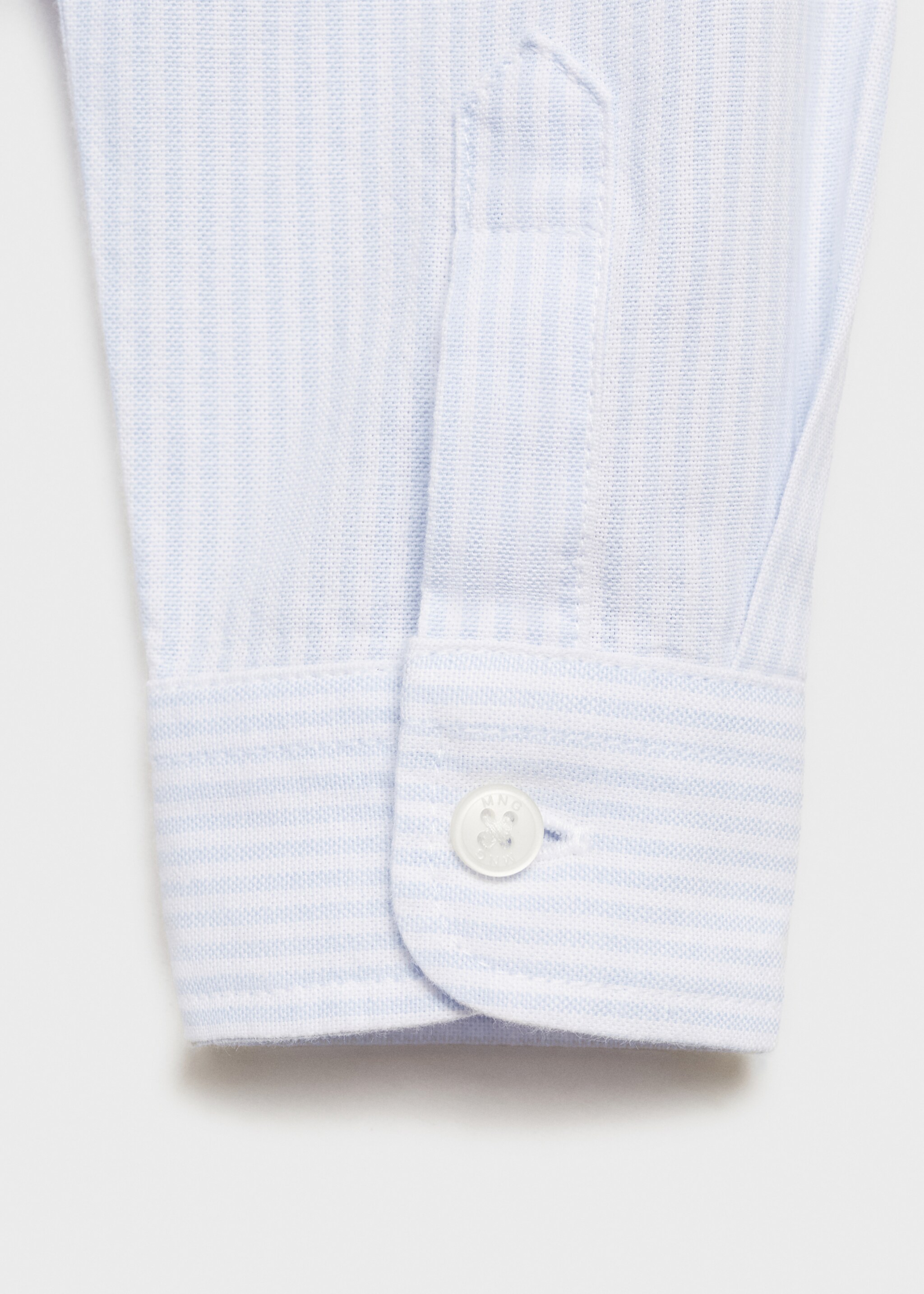 Camisa Oxford ratlles - Detall de l'article 0, Blau cel. Ref: 87040623-00.