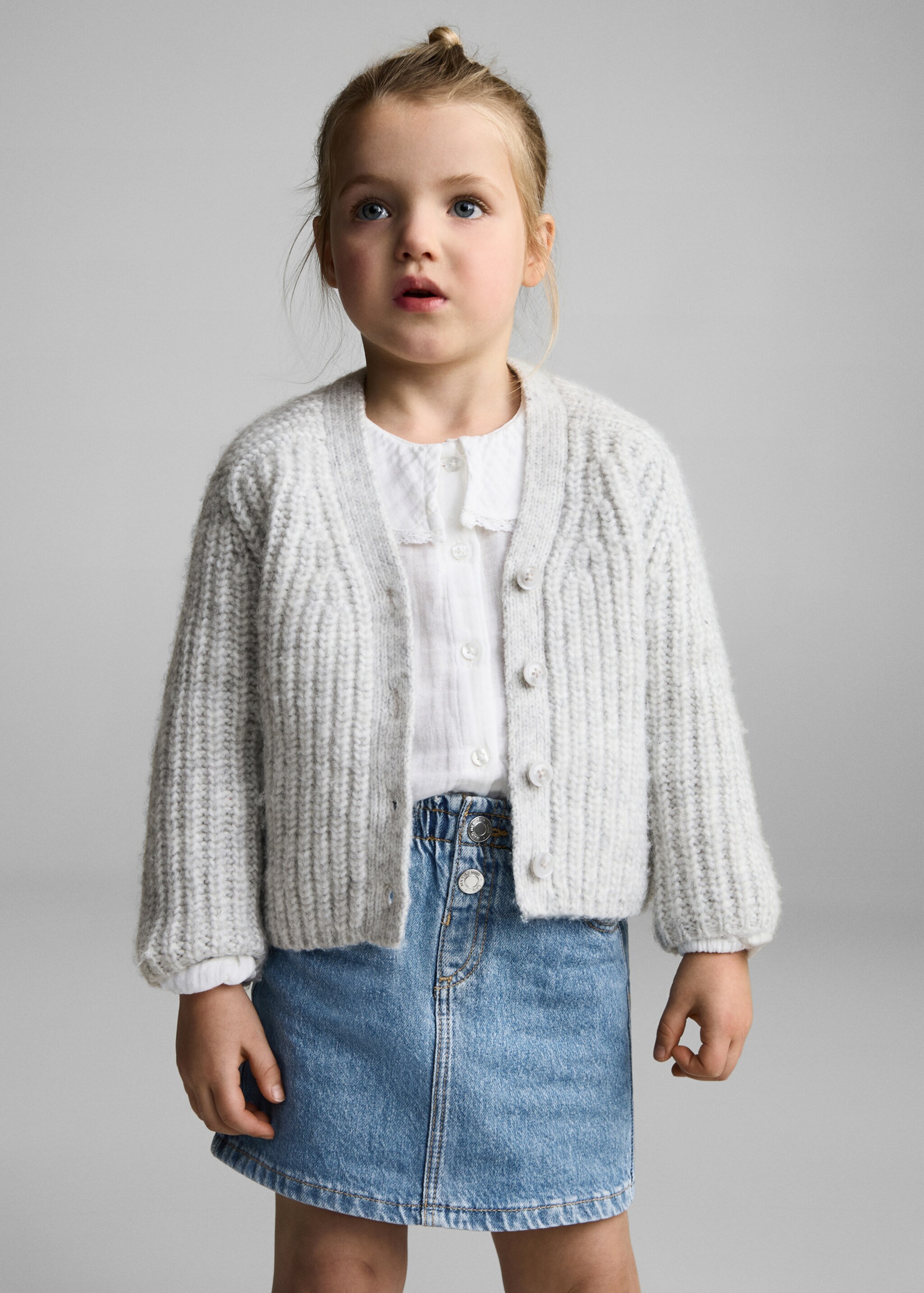 Denim skirt - Medium plane, Medium Blue. Ref: 87040626-00.