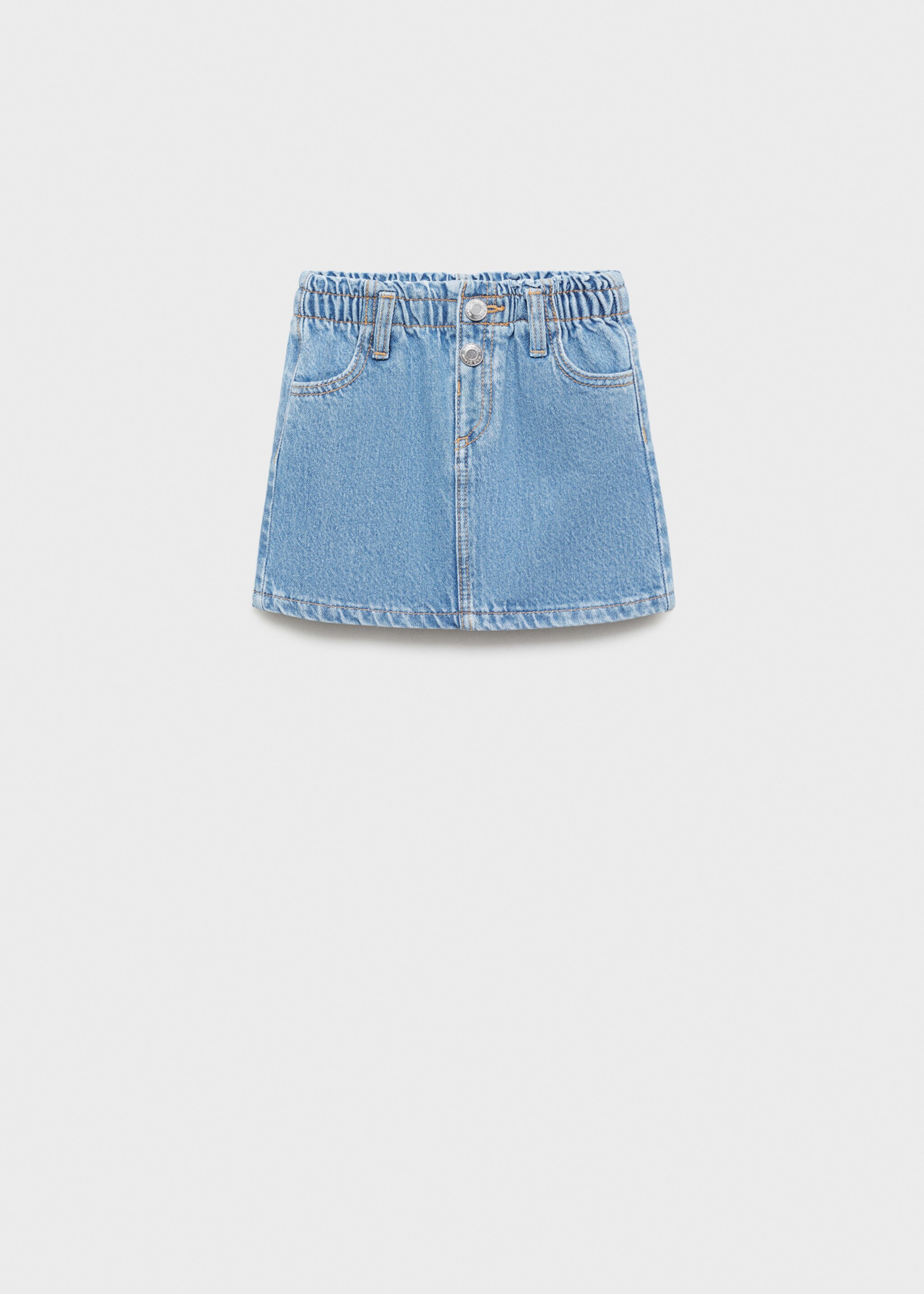Denim skirt - Article without model, Medium Blue. Ref: 87040626-00.